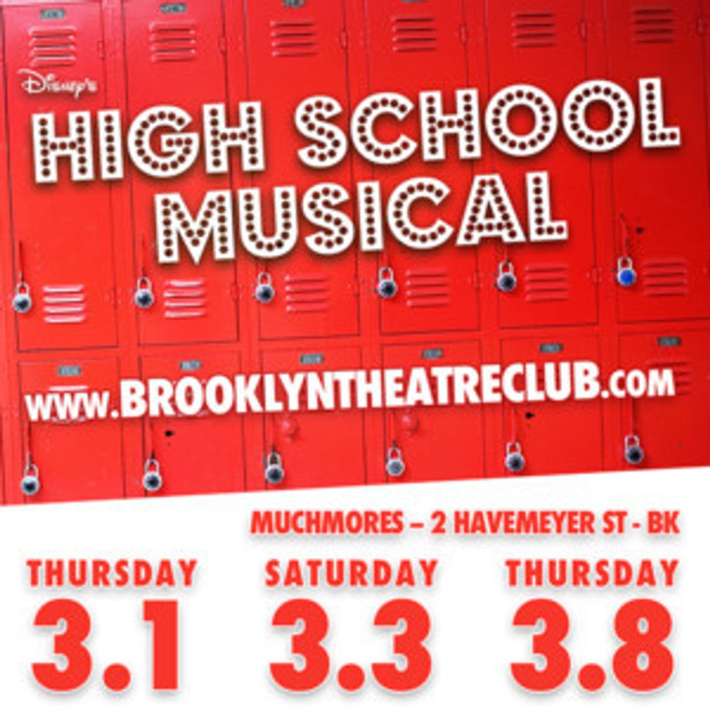 Brooklyn Theatre Club Open 2018 Season with DISNEY'S HIGH SCHOOL MUSICAL  Image
