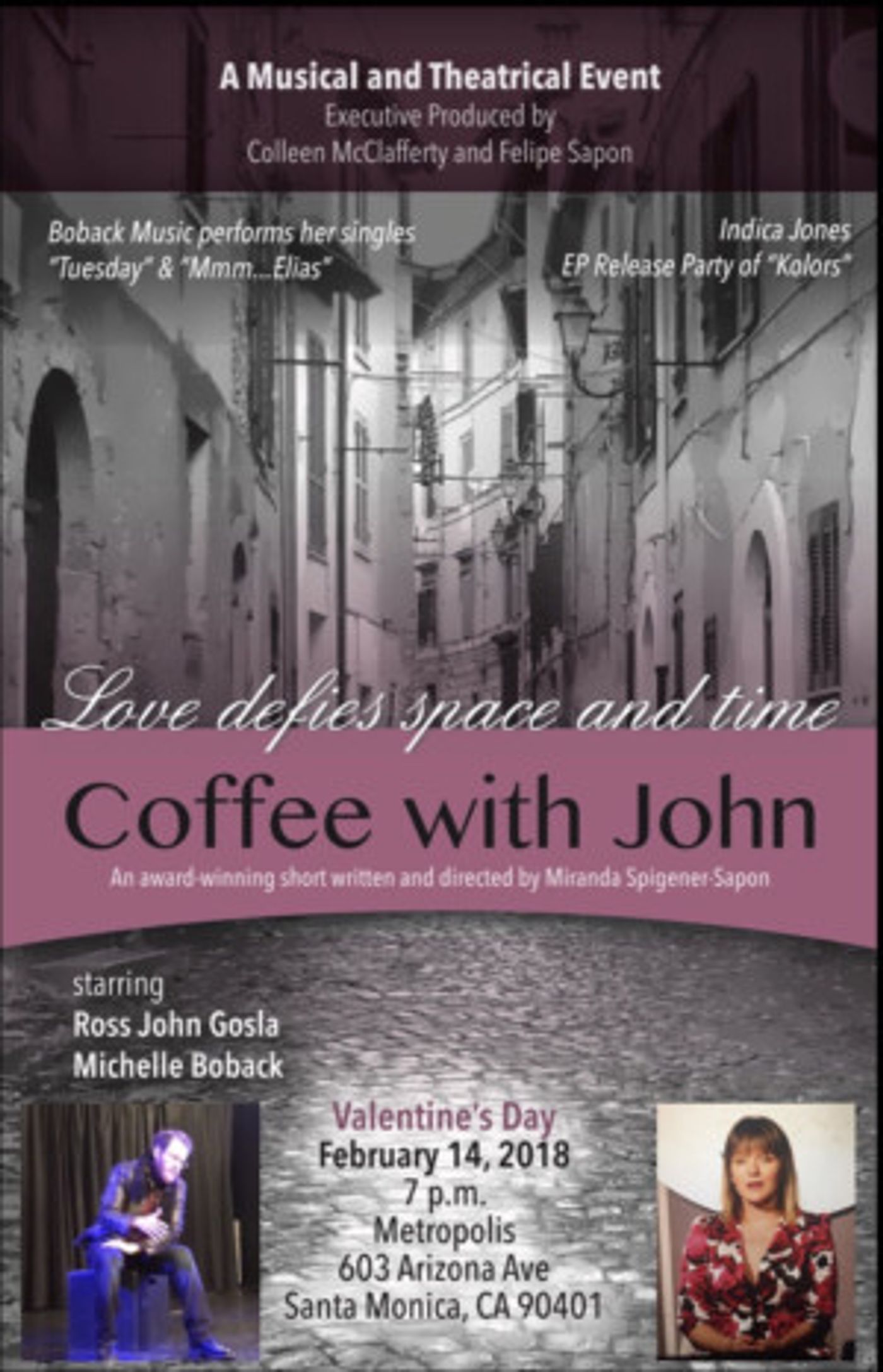 Ross John Gosla Stars In Miranda Spigener-Sapon's  COFFEE WITH JOHN  Image