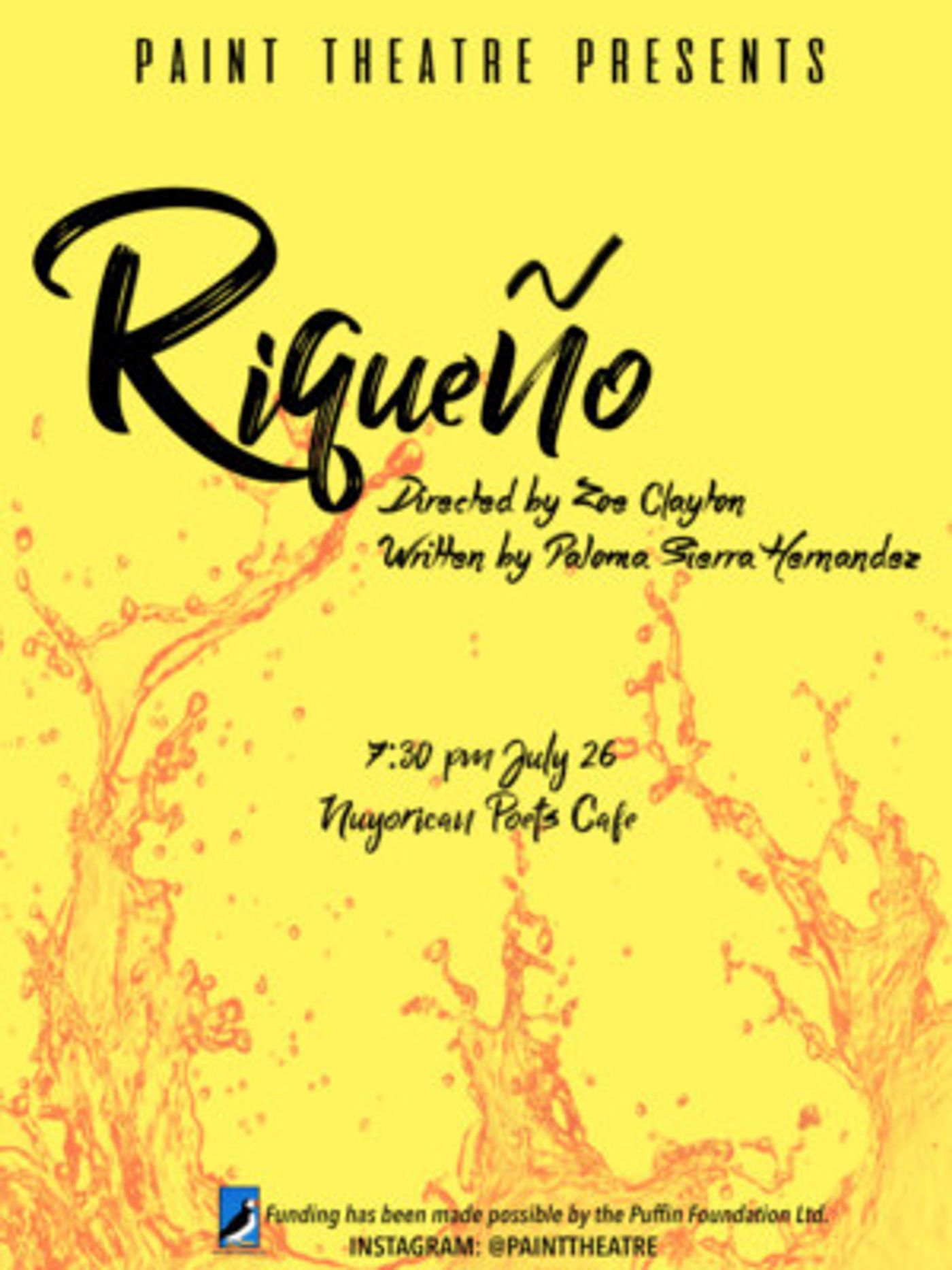RIQUEÑO: A Bilingual Poetic Play  Image
