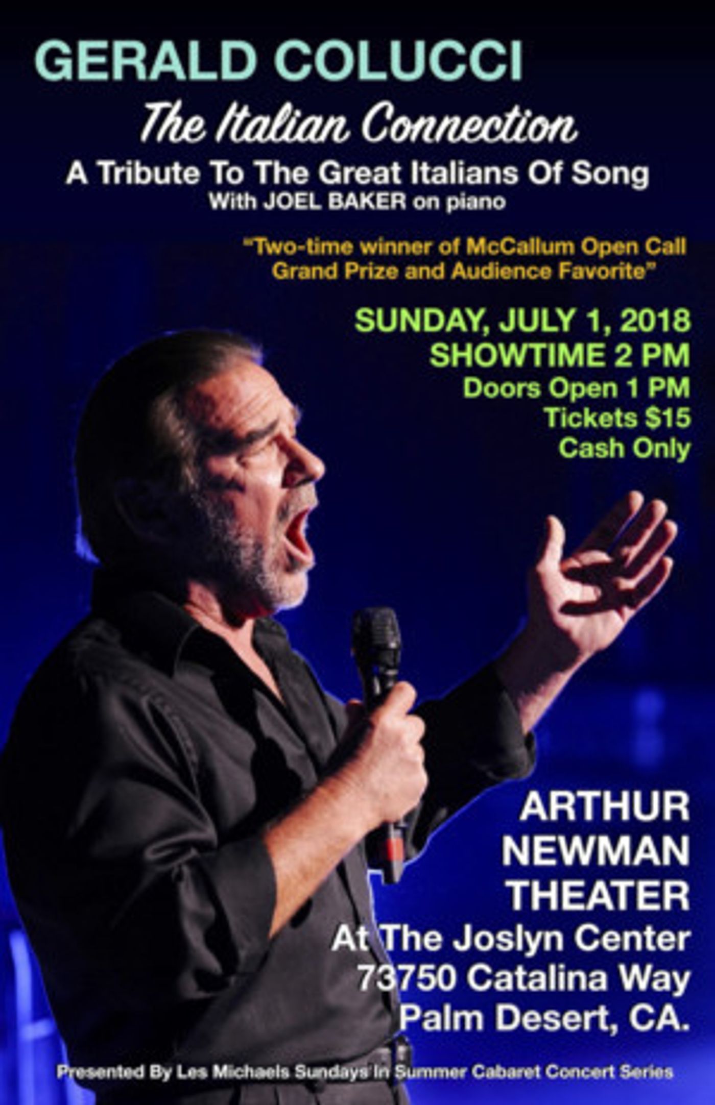 Gerald Colucci Sings The Italian Connection  Image