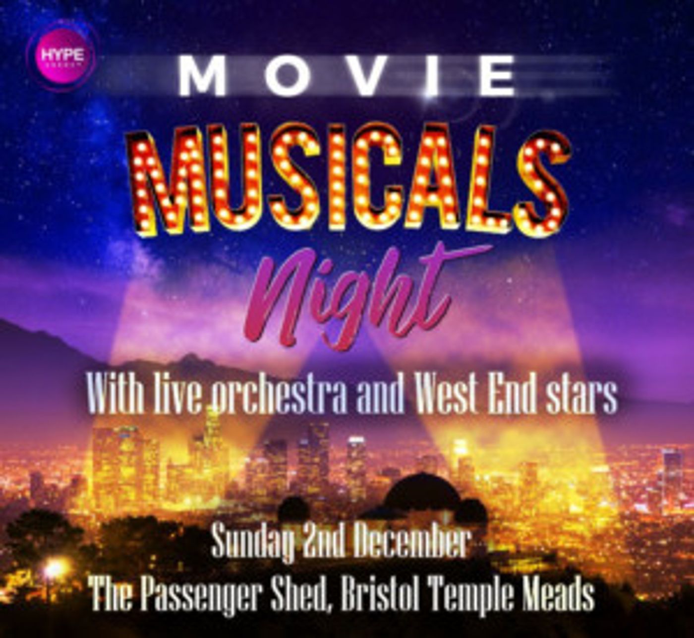 Movie Musicals Night With Live Orchestra And West End Stars Comes to The Passenger Shed  Image