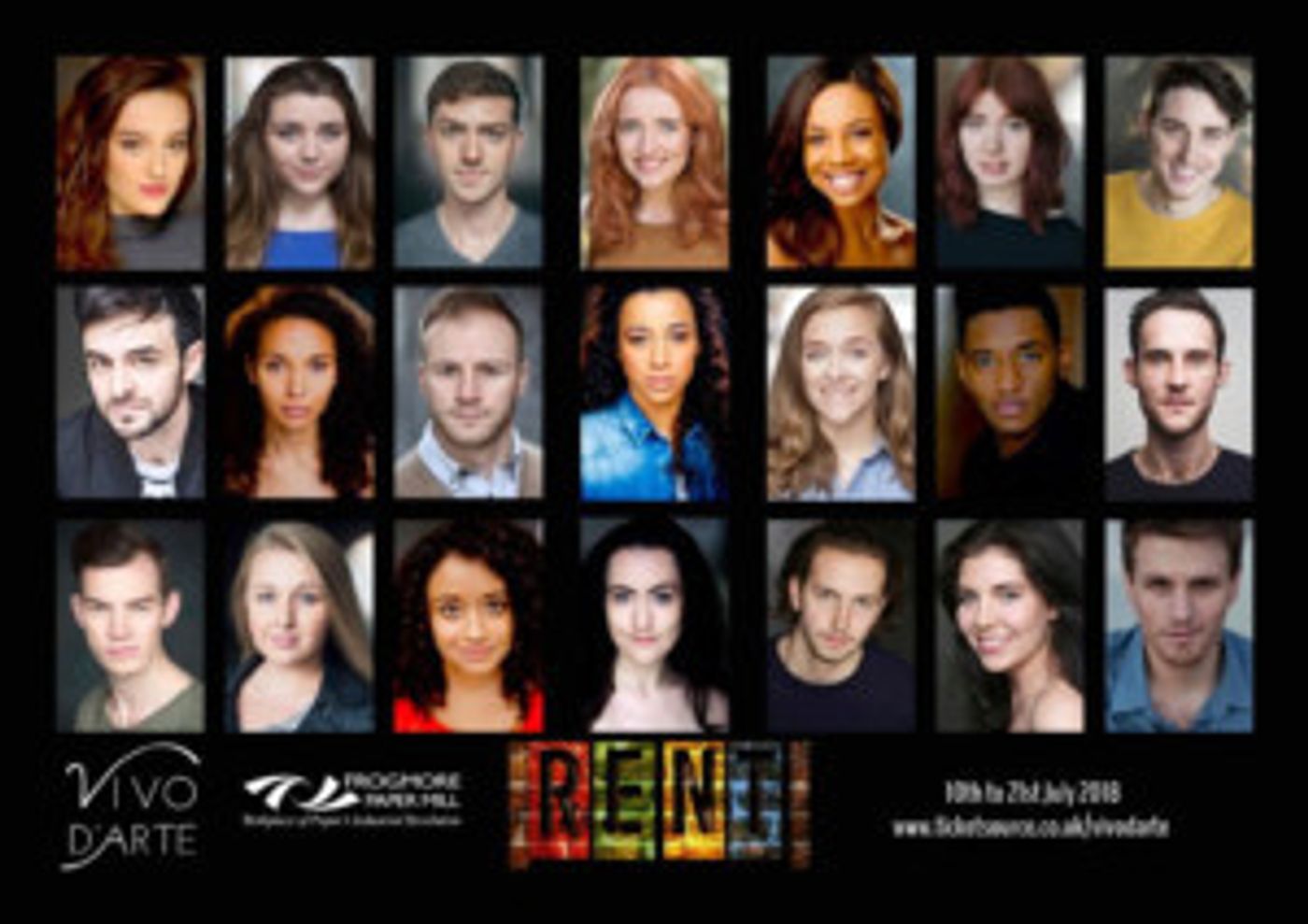 Full Cast Announced for Promenade Production Of RENT At The World's Oldest Papermill  Image
