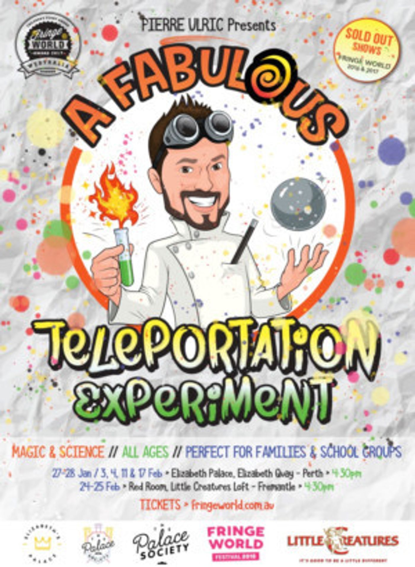 A FABULOUS TELEPORTATION EXPERIMENT Comes to Fringe World  Image