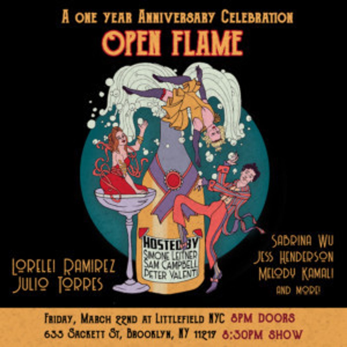 Open Flame Hosts A One Year Anniversary Celebration  Image