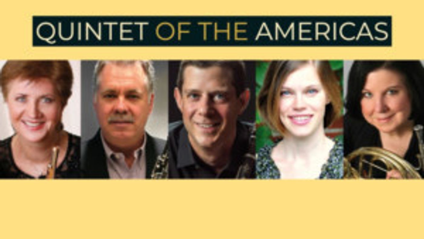 Quintet Of The Americas In Concert On May 8 At National Opera Center's Scorca Hall  Image