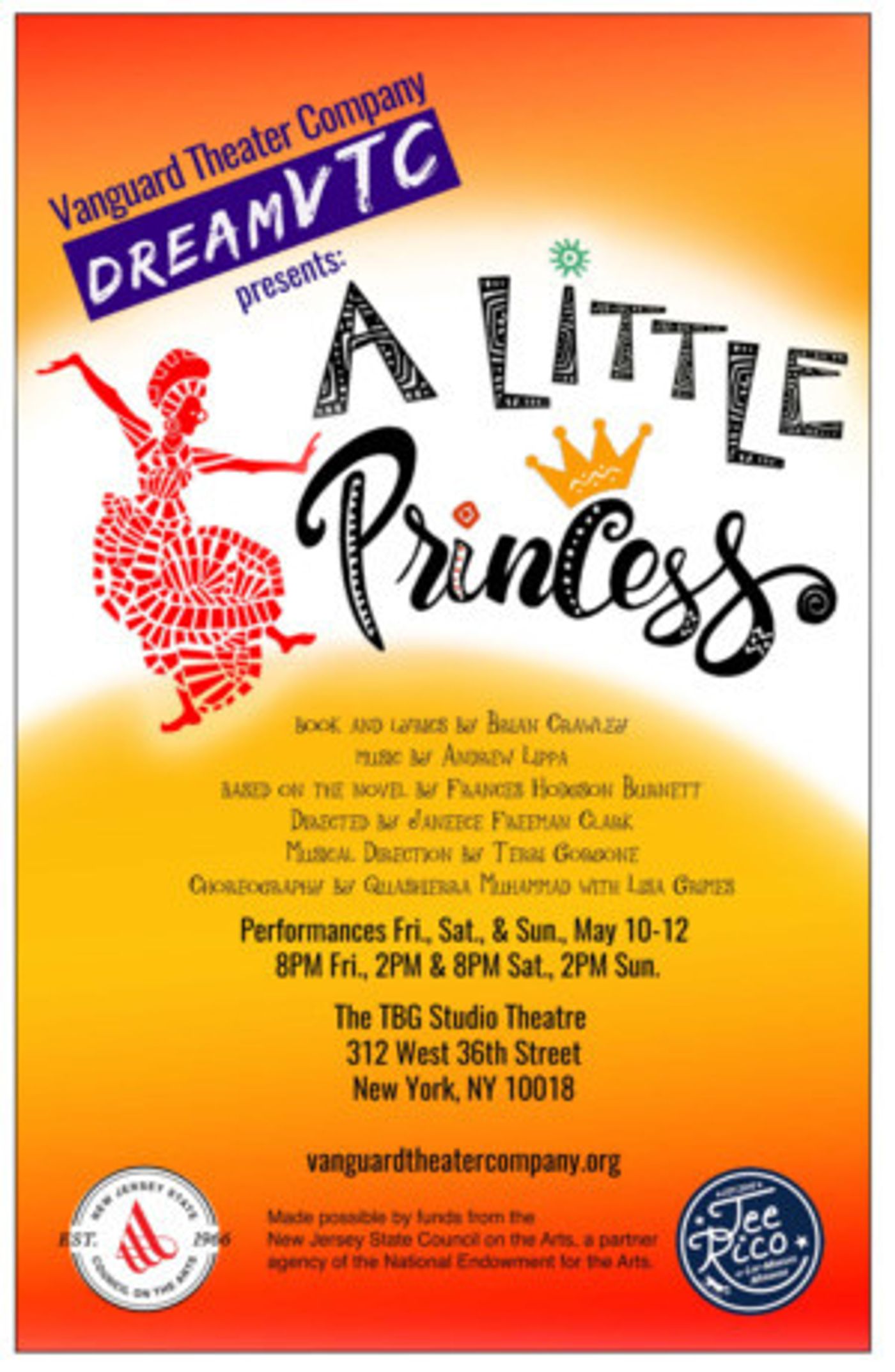 Vanguard Theater Company Presents A LITTLE PRINCESS, THE MUSICAL  Image