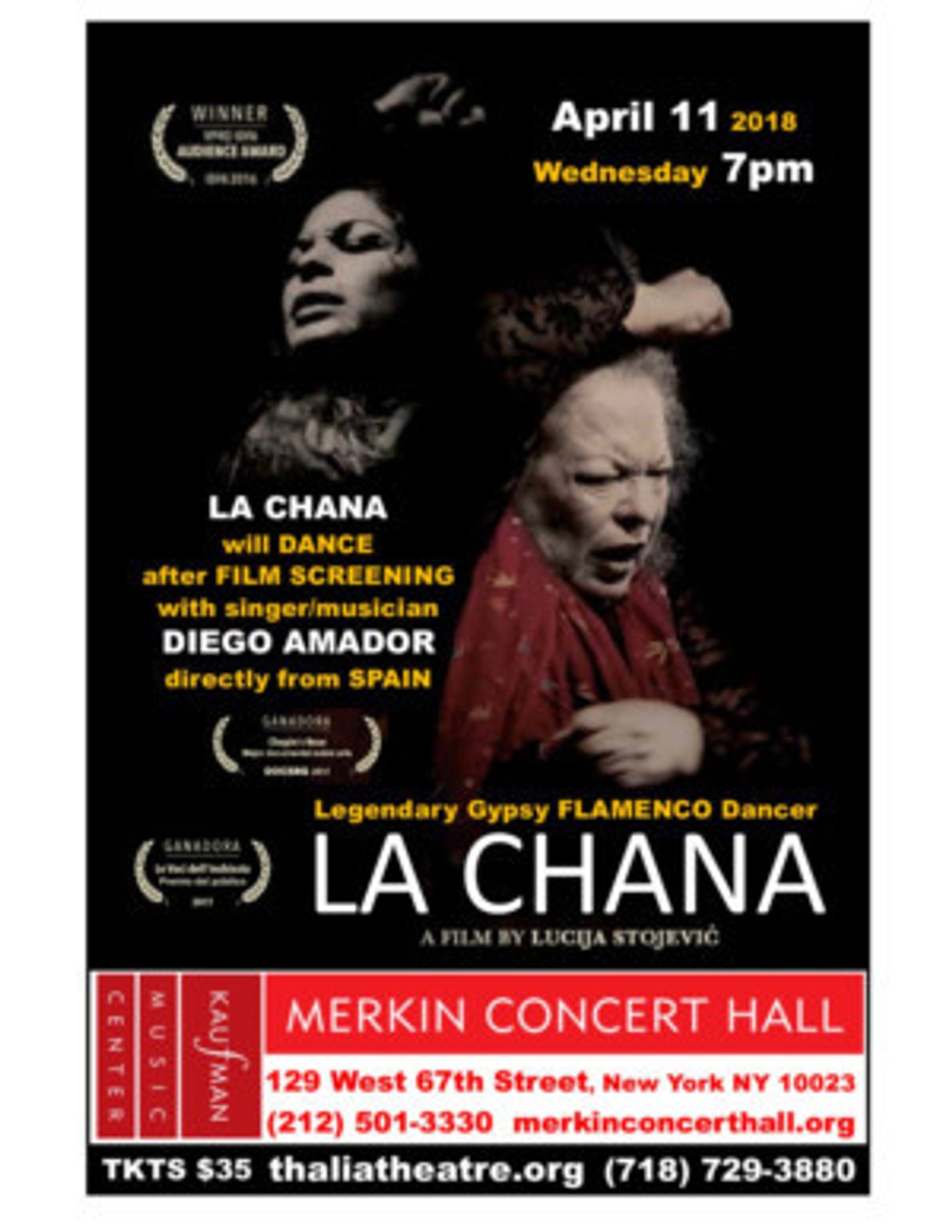 Kaufman to Host Screening & Live Performance of LA CHANA  Image