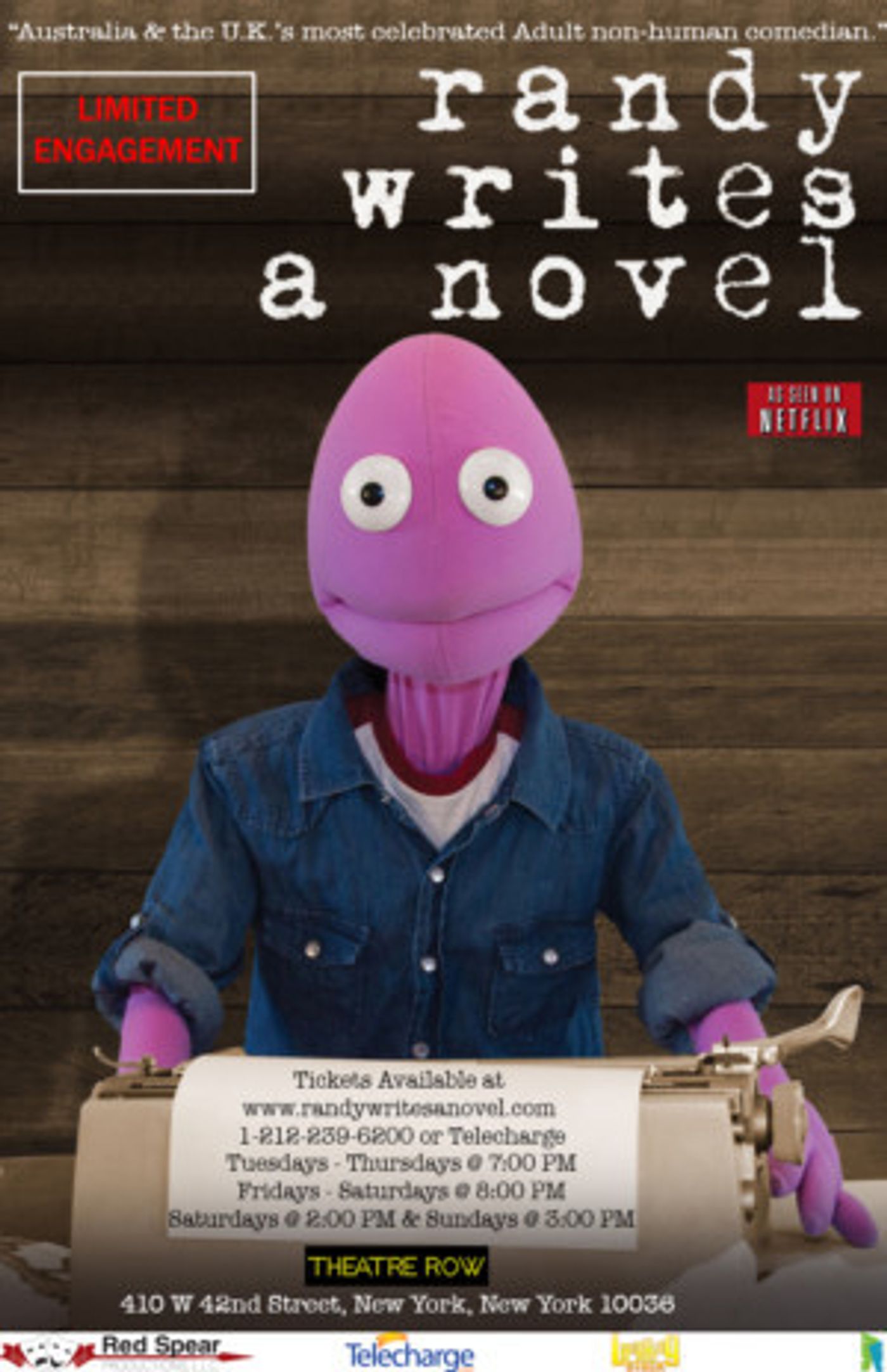 Overseas Star Randy Makes Off-Broadway Debut in RANDY WRITES A NOVEL  Image