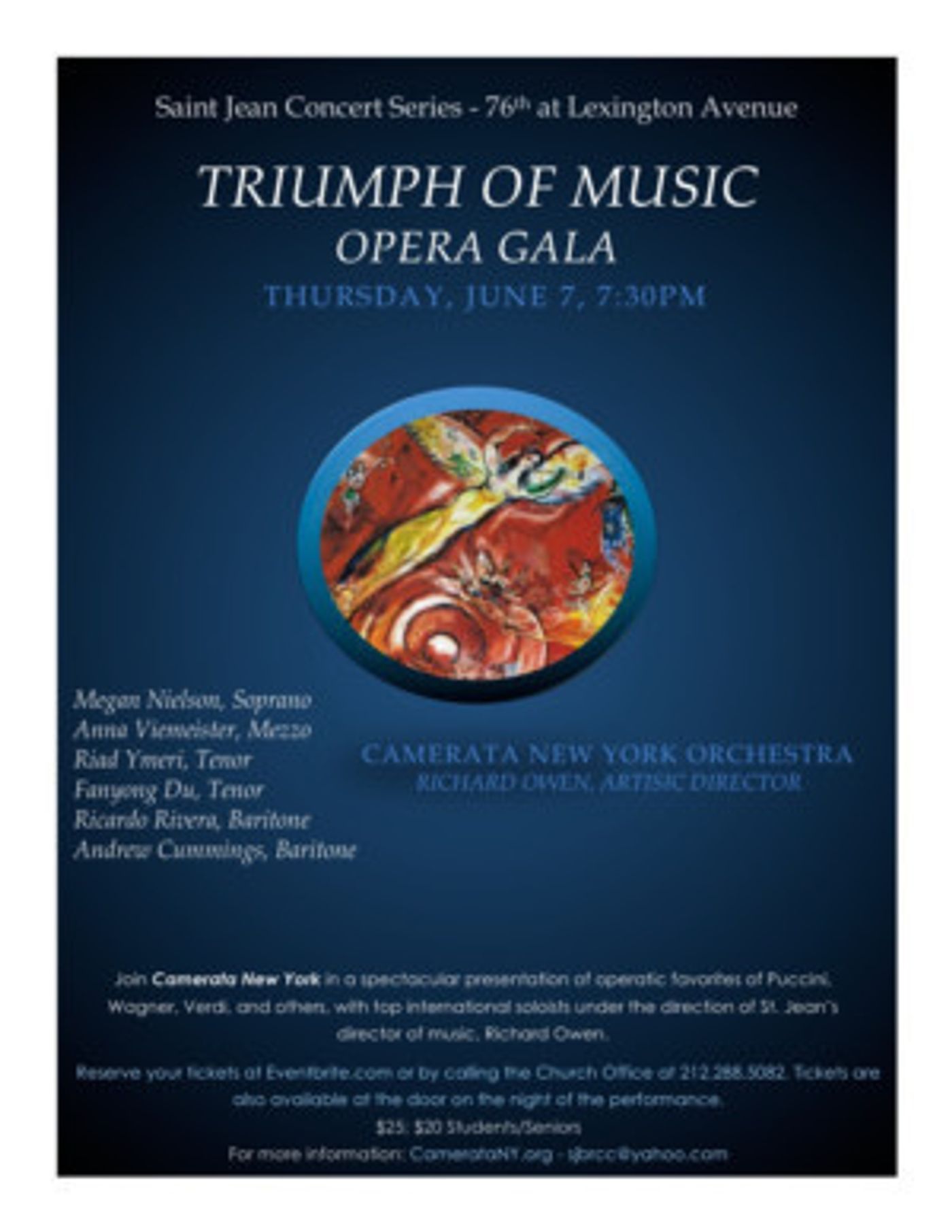 Camerata New York Presents the Triumph Of Music Opera Gala  Image