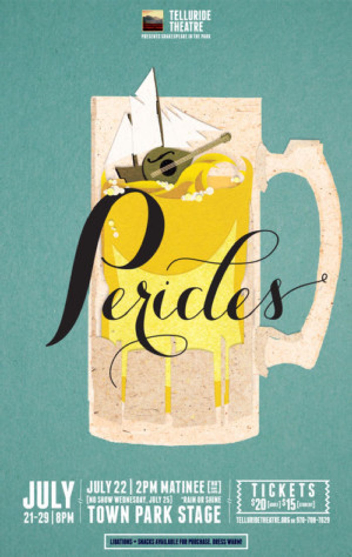 Telluride Theatre Presents William Shakespeare's PERICLES  Image