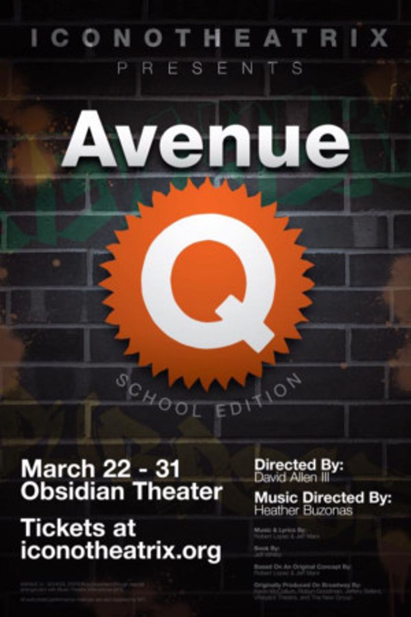Iconotheatrix Announces Their Production Of The Side-Splitting Comedy, AVENUE Q  Image