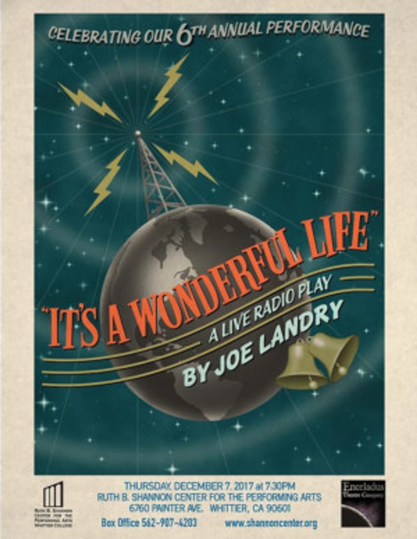 Enceladus Theatre to Raise Funds with IT'S A WONDERFUL LIFE: A Live Radio Play  Image