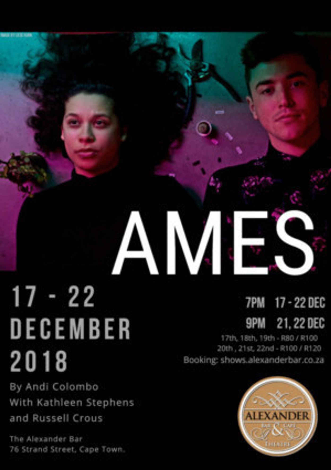 AMES Comes to The Alexander Bar, Café And Theatre  Image