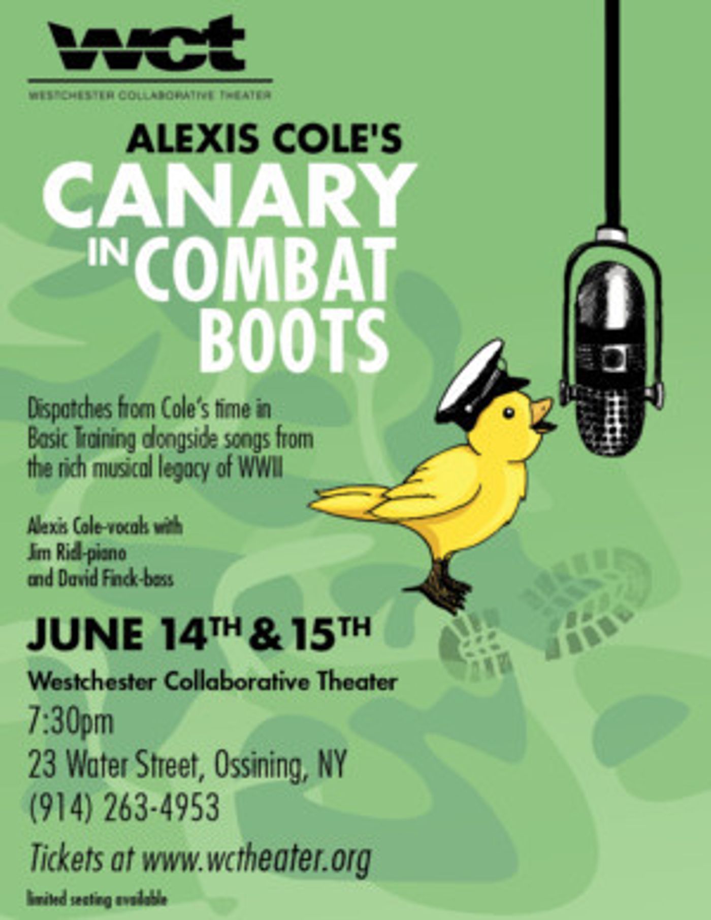 Westchester Collaborative Theater Presents Alexis Cole's CANARY IN COMBAT BOOTS  Image