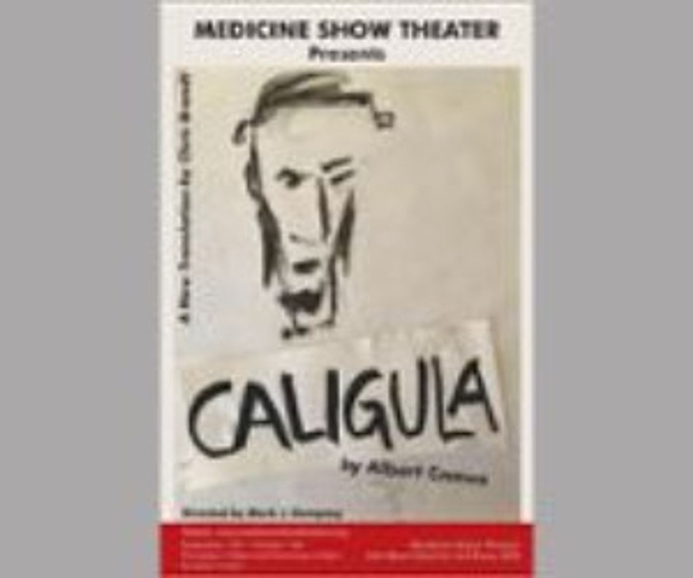 CALIGULA Comes to The Medicine Show Theatre  Image