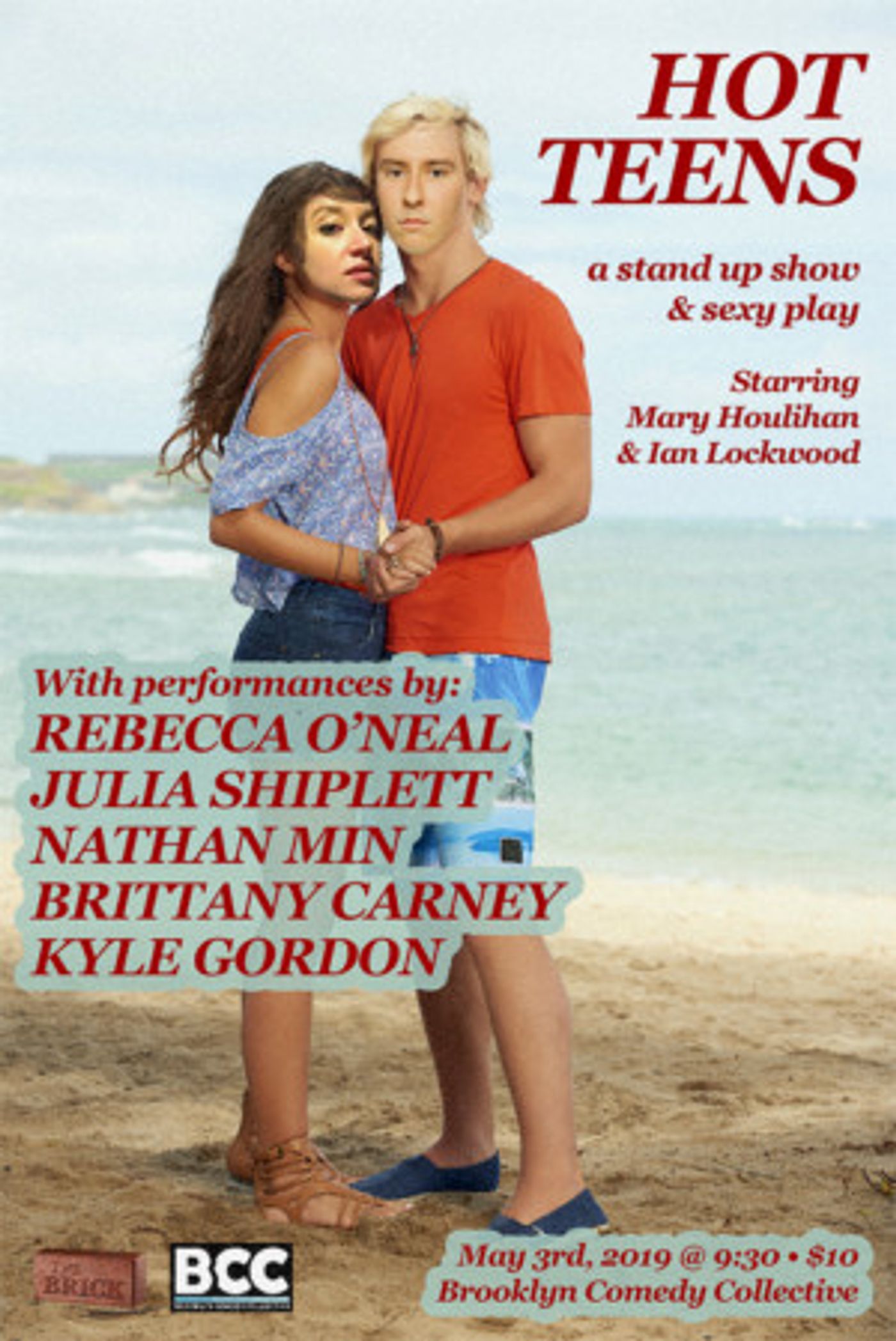 Mary Houlihan and Ian Lockwood Bring HOT TEENS to the Brooklyn Comedy Collective  Image
