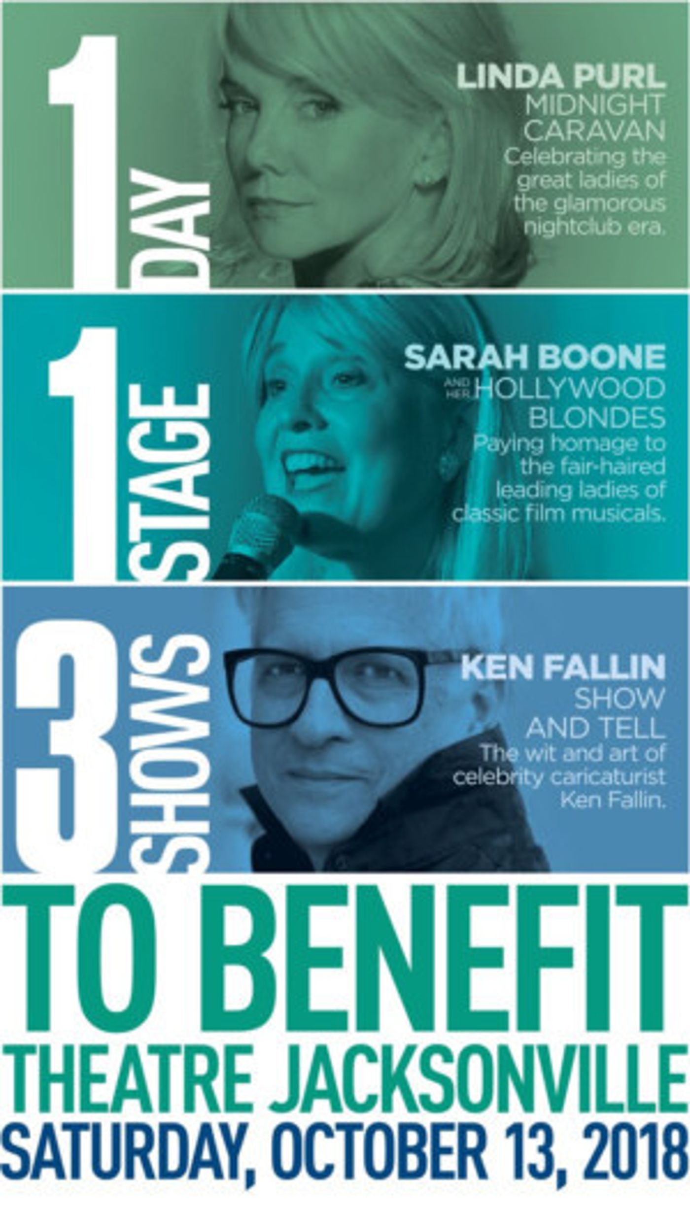 Linda Purl, Ken Fallin And Sarah Boone To Headline Theatre Jacksonville Benefit  Image