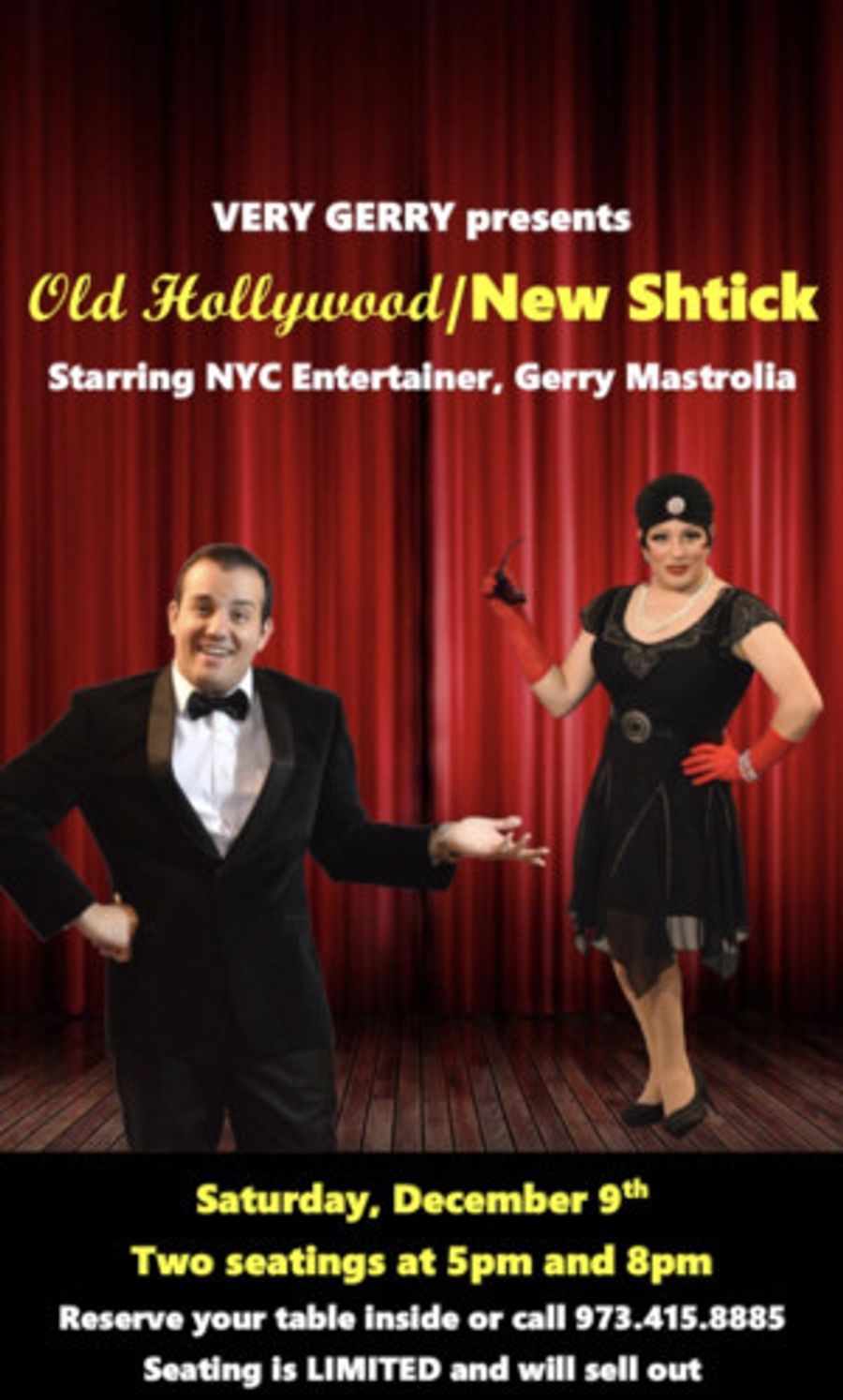 Very Gerry to Bring OLD HOLLYWOOD/NEW SHTICK to Anthony's Image