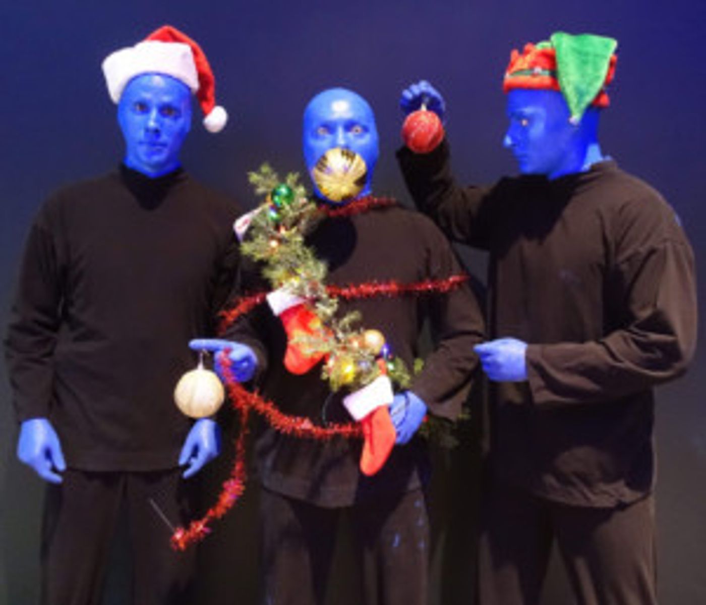 Blue Man Group Boston To Spread Holiday Cheer With Seasonal Selfies, Holiday Show Content & Expanded Schedule  Image