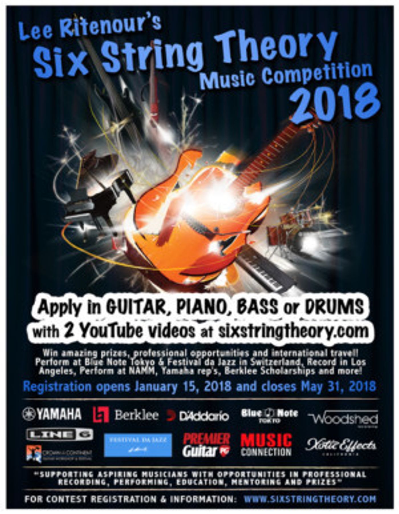 Registration Open for Six String Theory Music Competition  Image