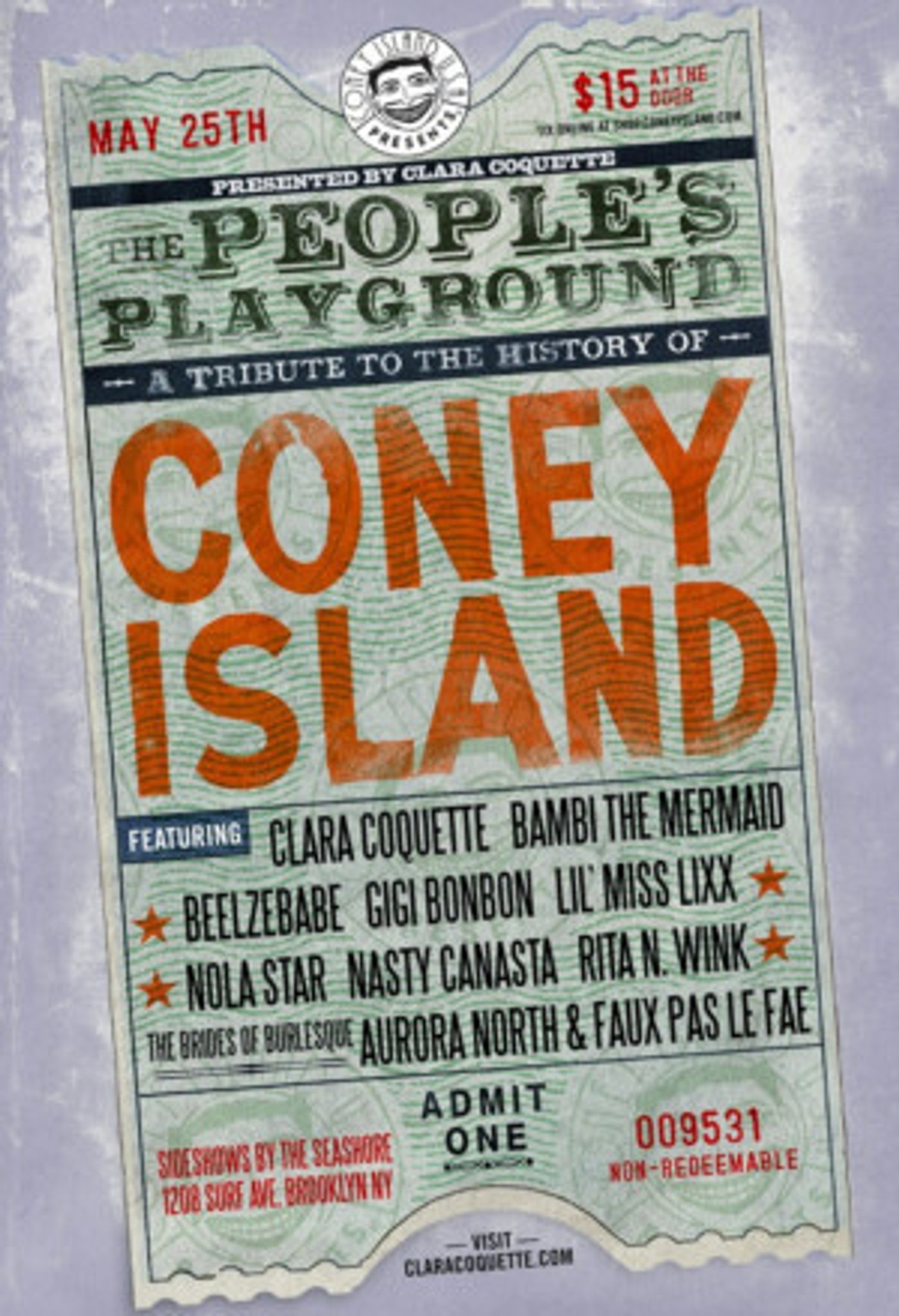THE PEOPLE'S PLAYGROUND: A Tribute To The History Of Coney Island Comes to Sideshows by the Seashore  Image