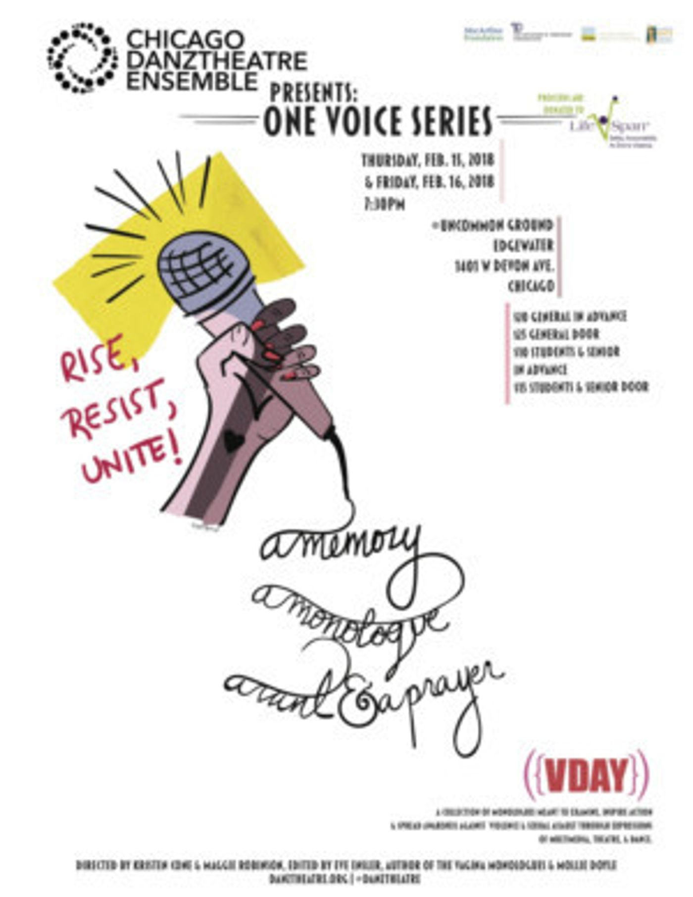 Chicago Danztheatre Ensemble presents A MEMORY, A MONOLOGUE, A RANT, A PRAYER  Image