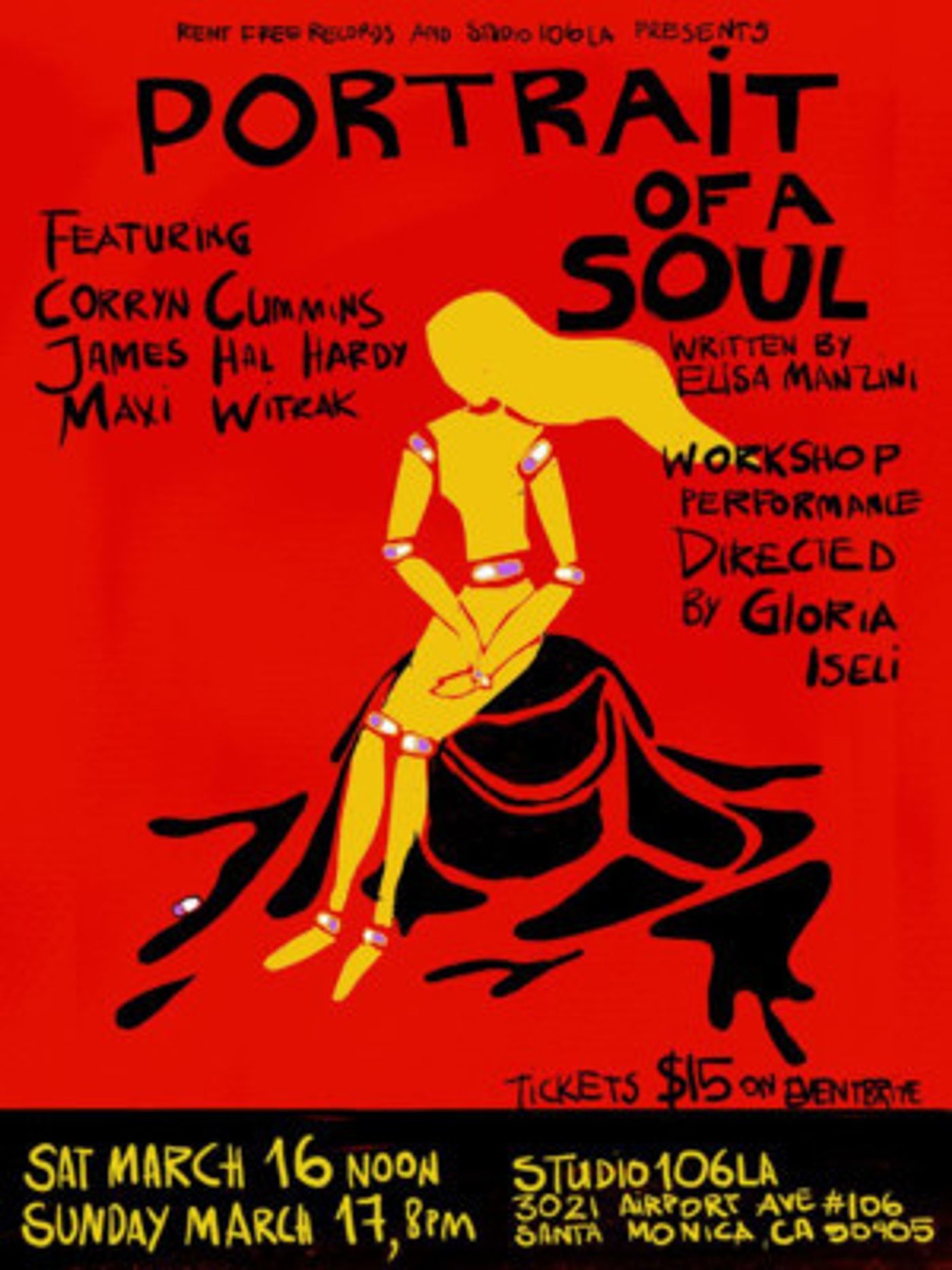 PORTRAIT OF A SOUL Comes to Studio 106 March 16 And 17  Image