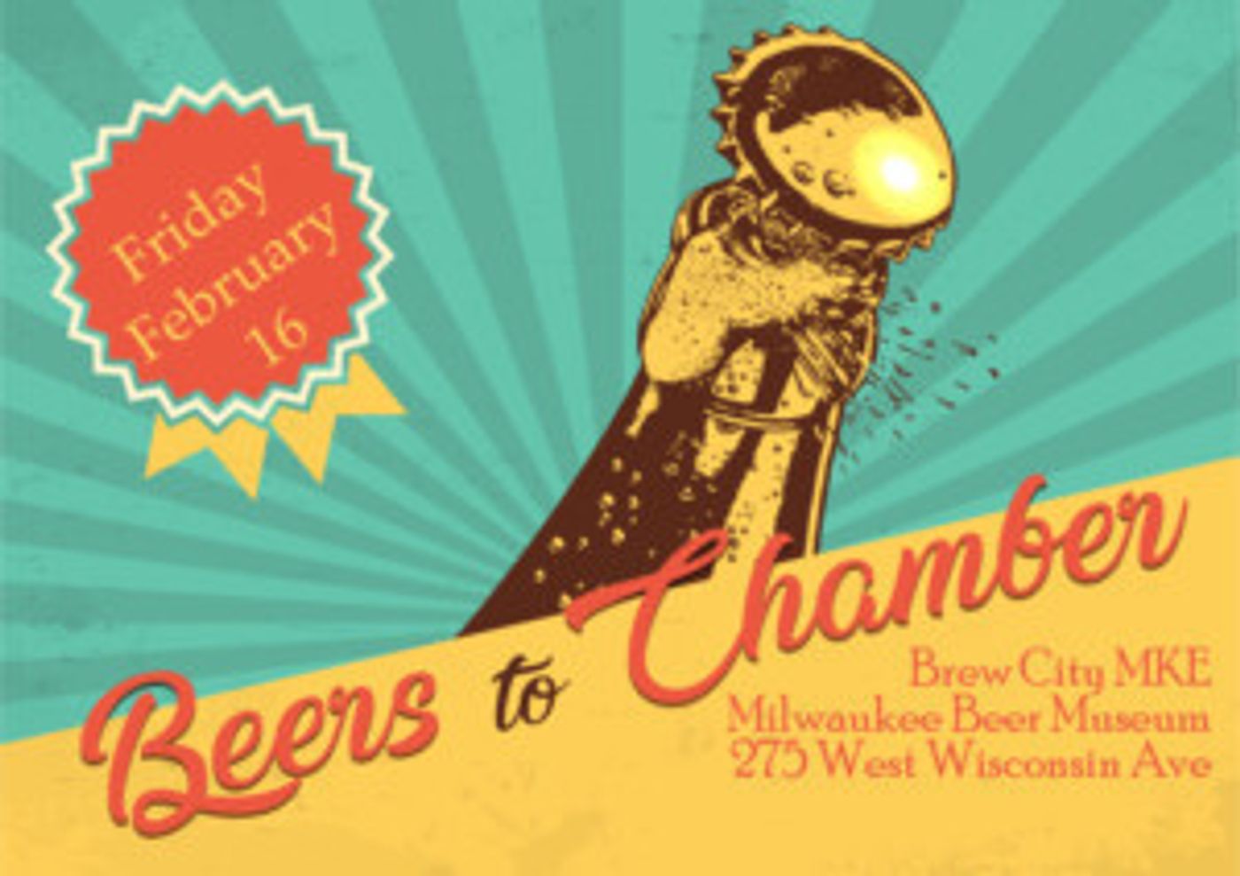 Milwaukee Chamber Theatre presents BEERS TO CHAMBER  Image