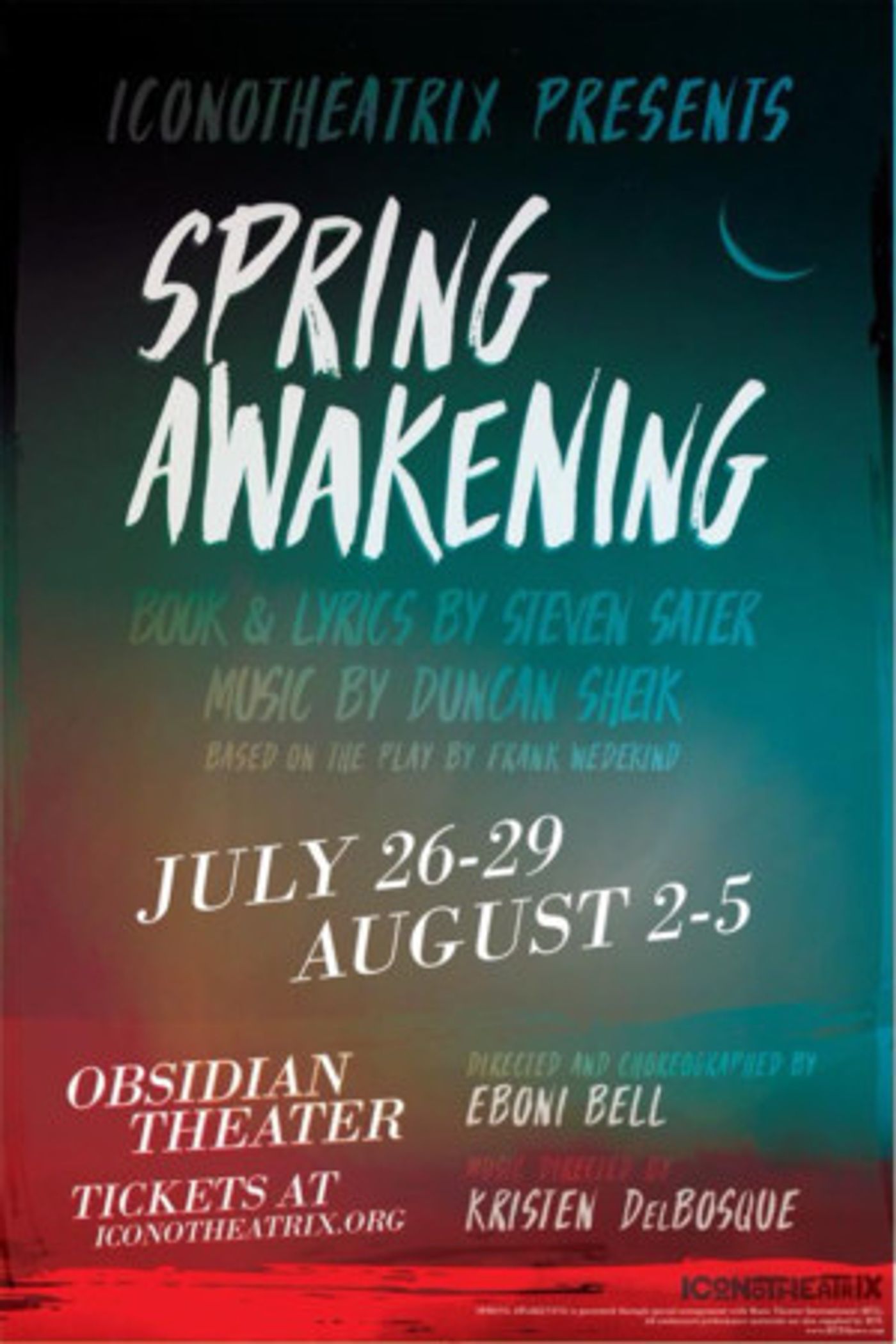 Iconotheatrix Brings SPRING AWAKENING To The Stage This Summer  Image