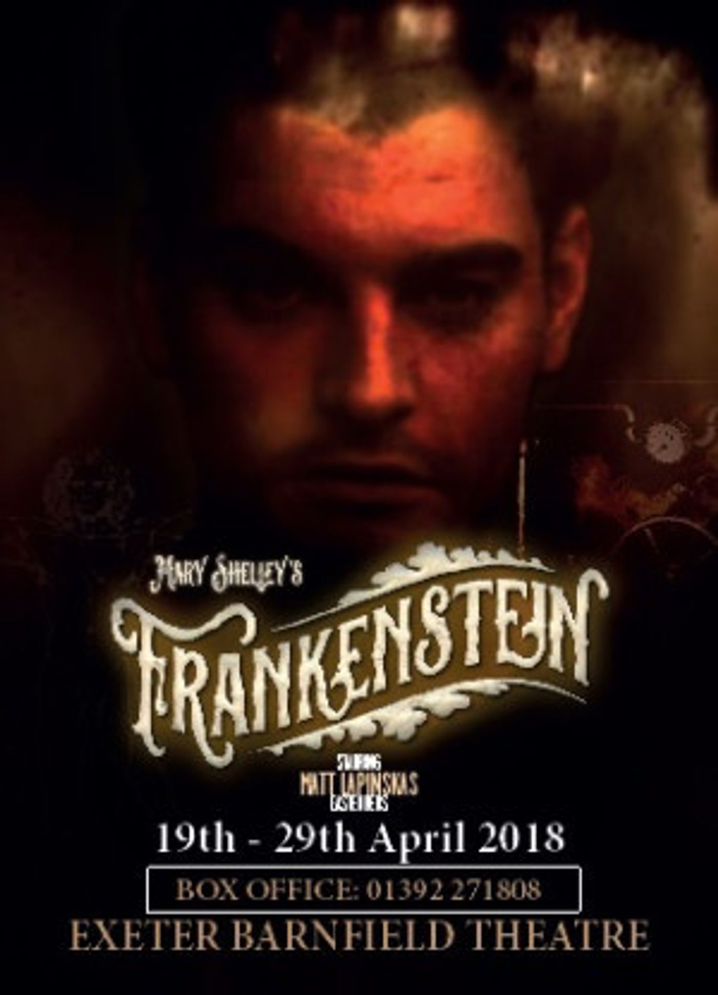 TV's Matt Lapinskas Stars As Frankenstein At Exeter Rep  Image