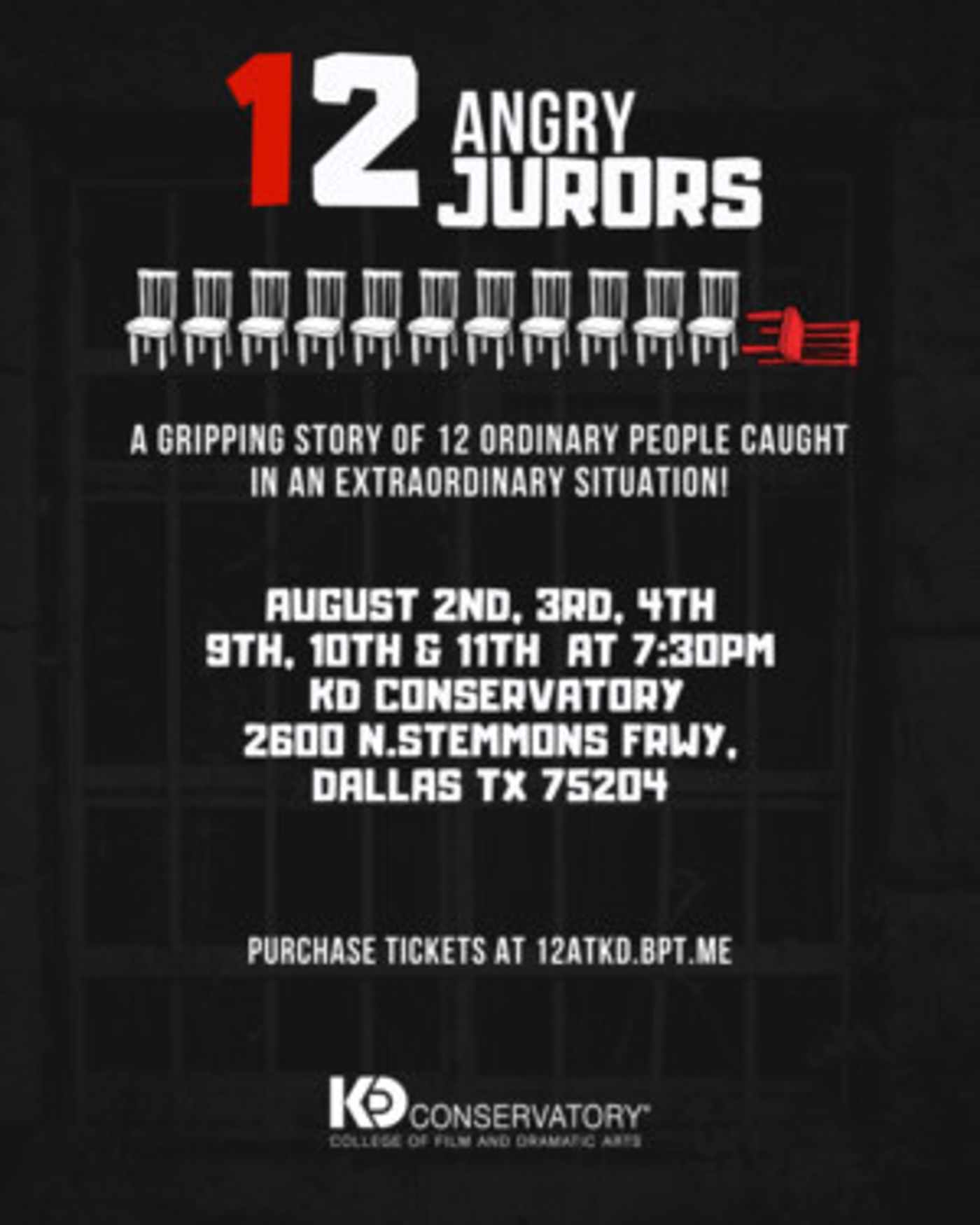 KD Conservatory Presents 12 ANGRY JURORS  Image