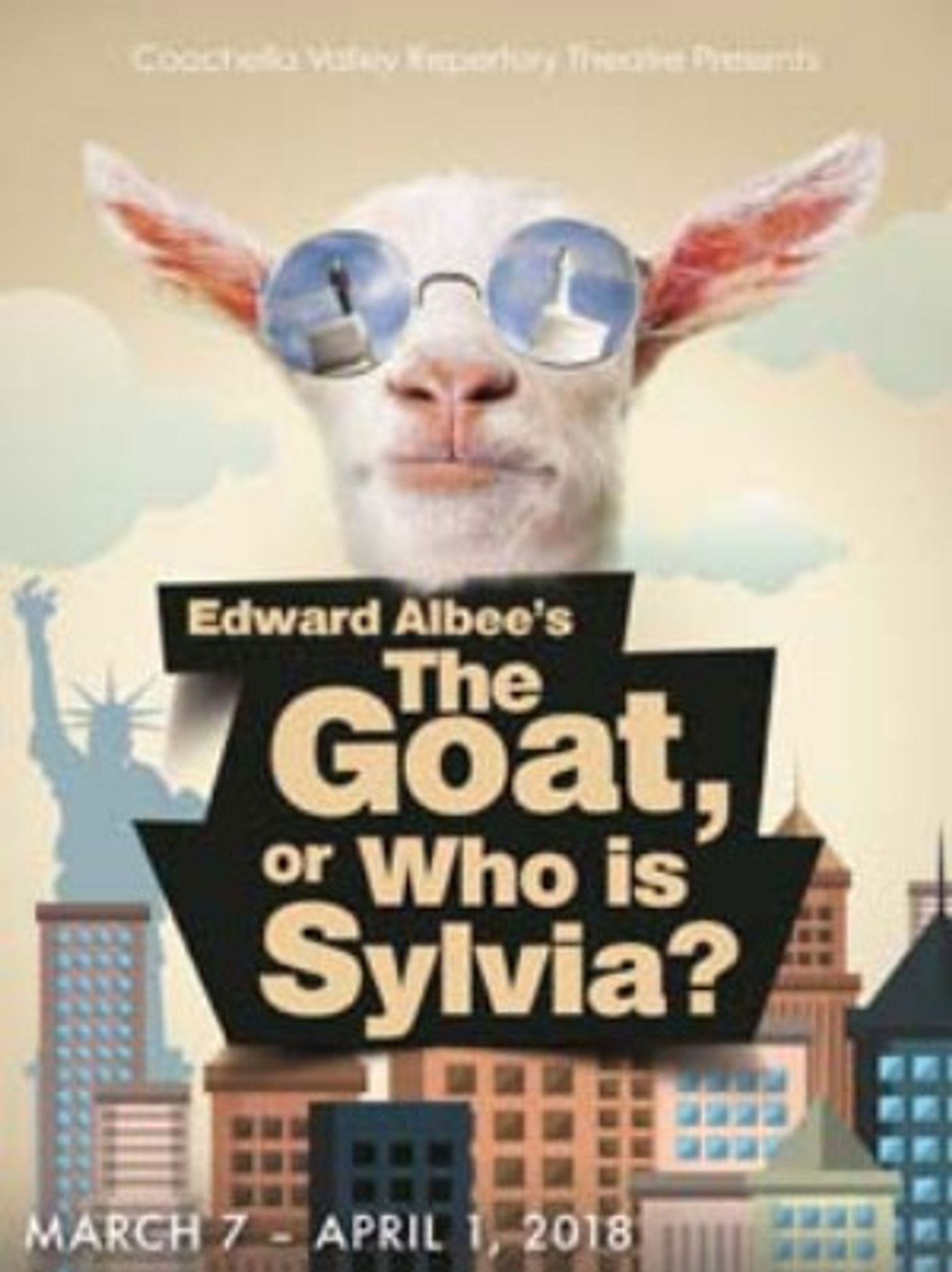 Coachella Valley Repertory Theatre presents Albee's THE GOAT, OR WHO IS SYLVIA?  Image