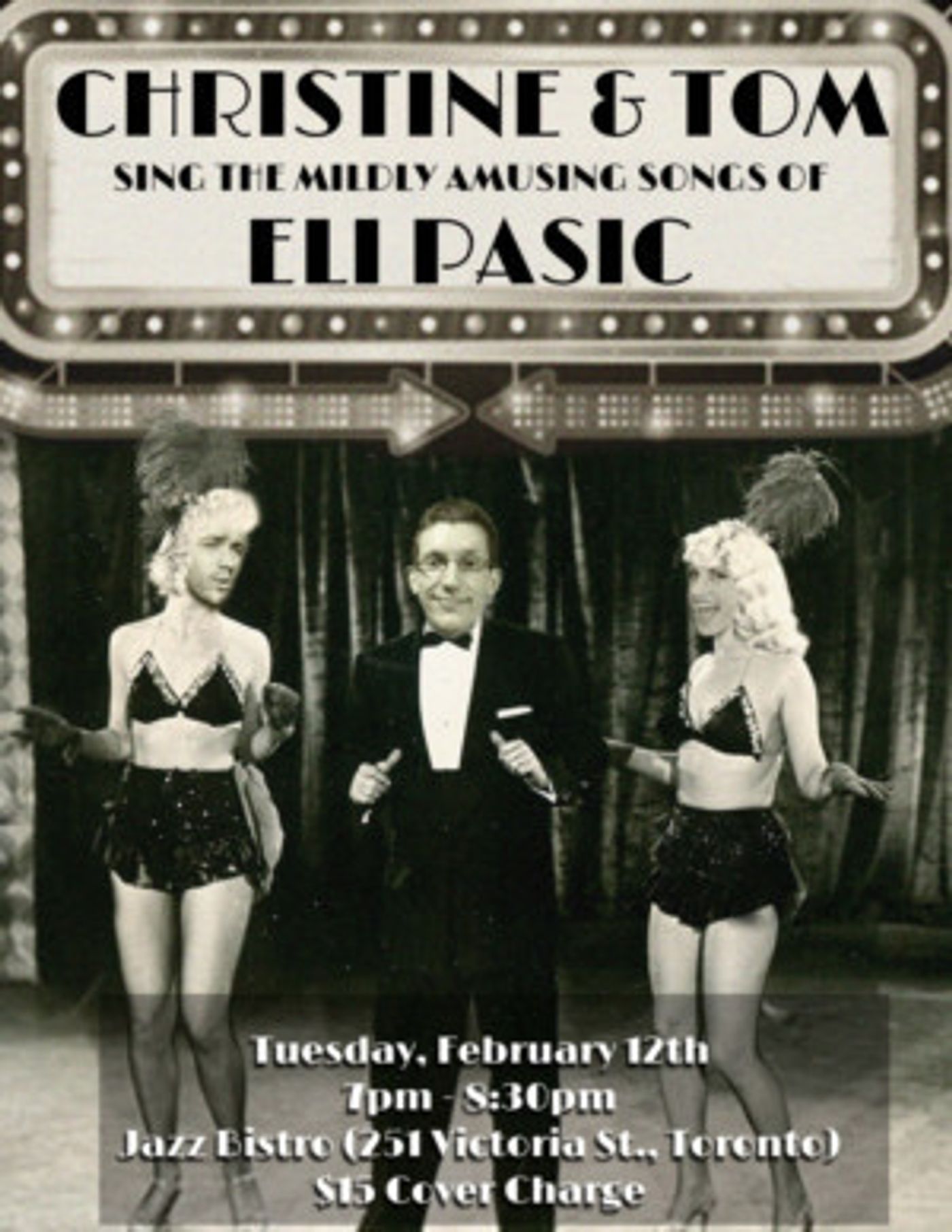 Christine & Tom Sing The Mildly Amusing Songs Of Eli Pasic!  Image