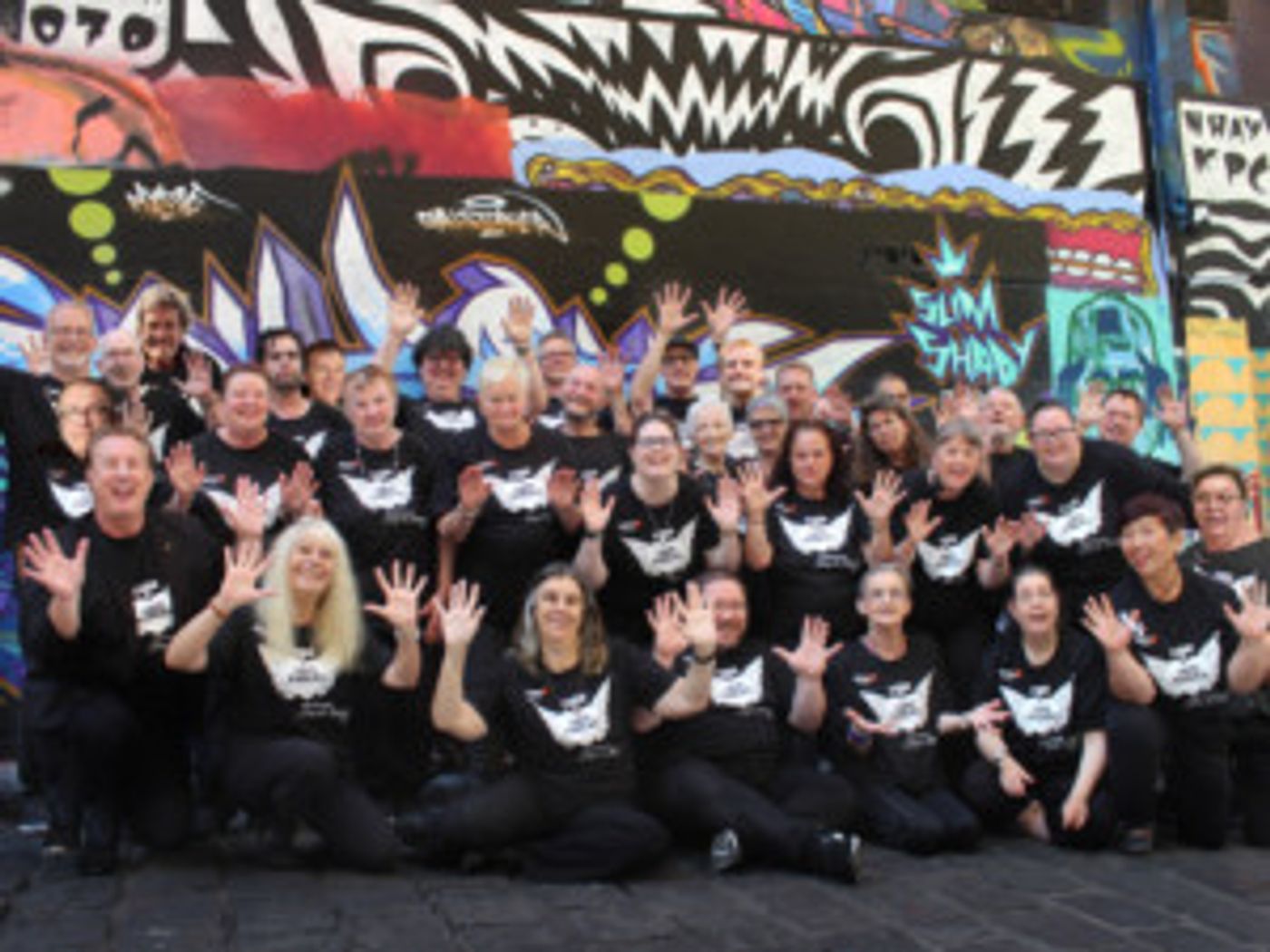 Grace Knight From Eurogliders Joins The Choir Of Hard Knocks At 'Seasons Of Love' Concert  Image