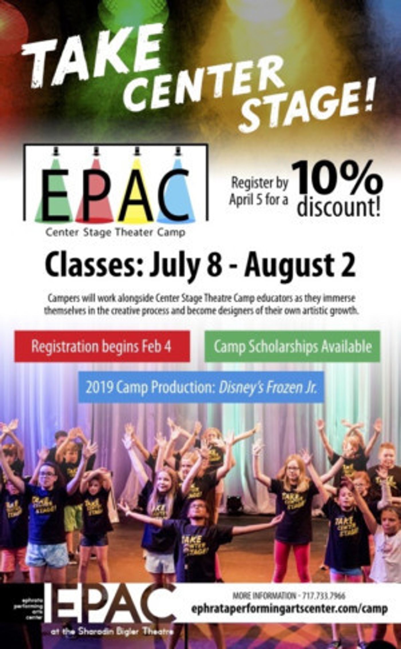 EPAC Summer Camp Will Present FROZEN JR.  Image
