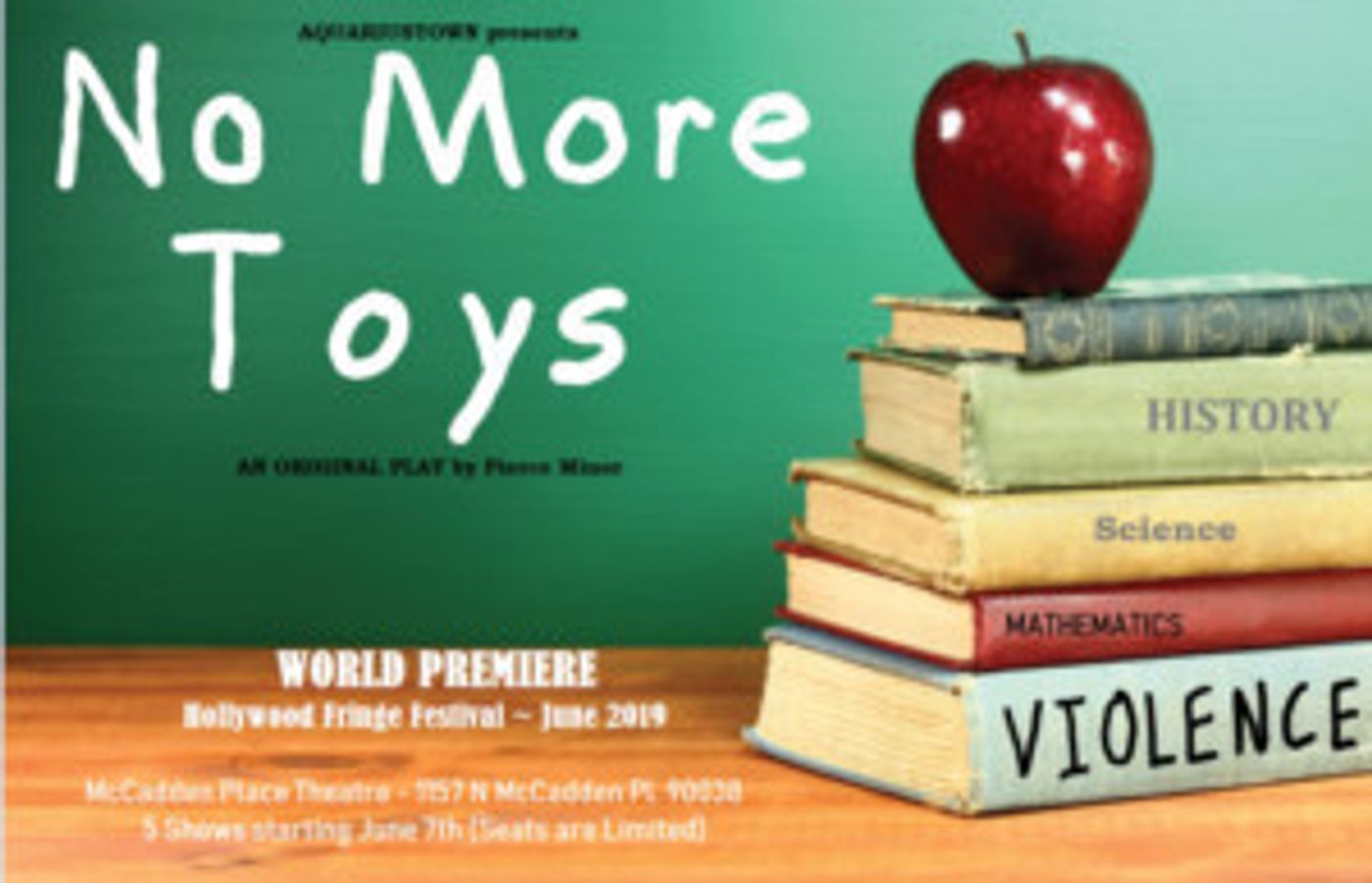 NO MORE TOYS to Premiere At The Hollywood Fringe Festival  Image