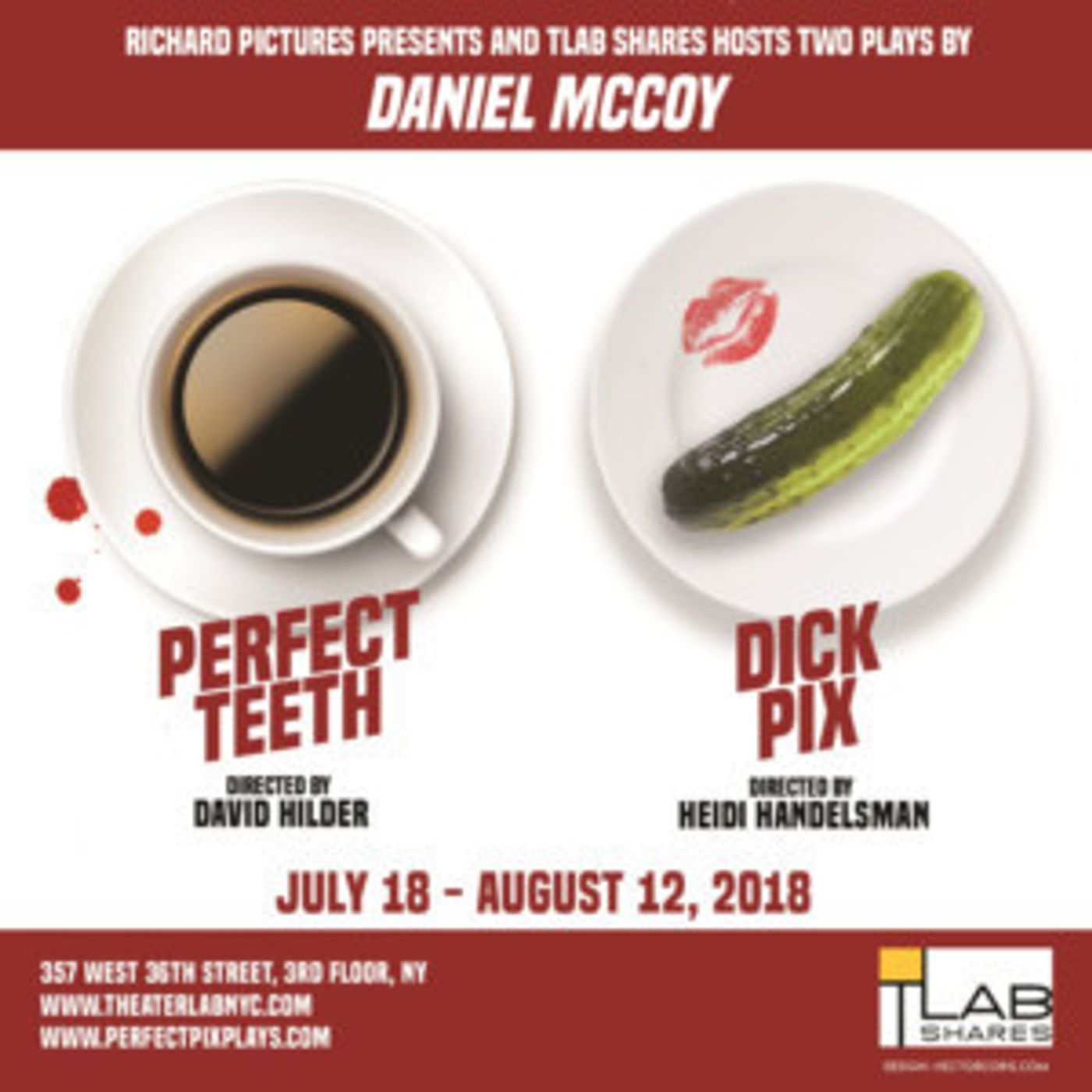 PERFECT TEETH and DICK PIX By Daniel McCoy To Play Theaterlab  Image
