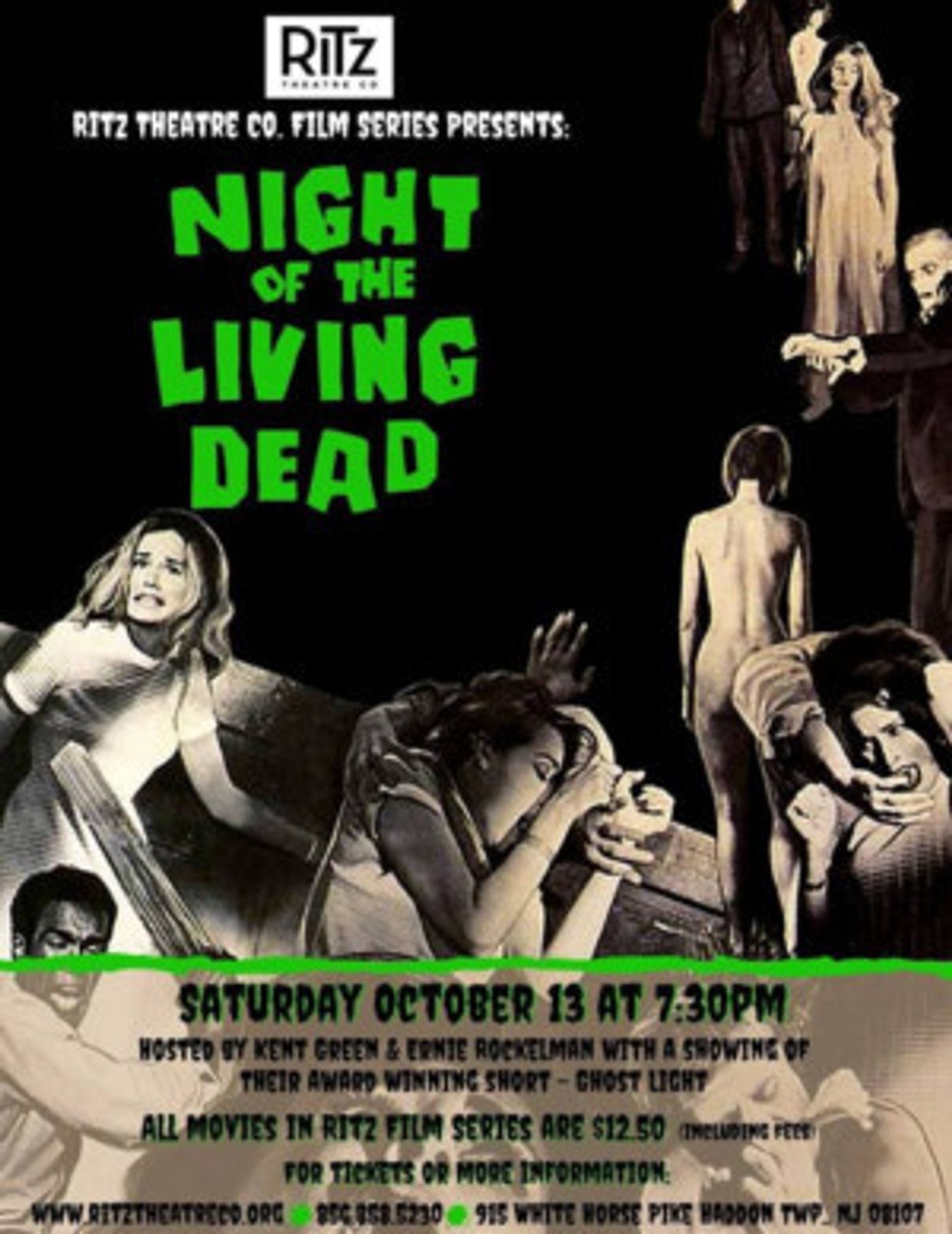 The Ritz Theatre Co. Presents NIGHT OF THE LIVING DEAD Saturday October 13  Image
