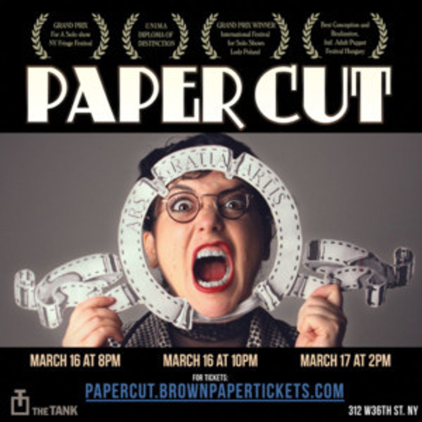 Yael Rasooly Presents PAPER CUT At The Tank  Image