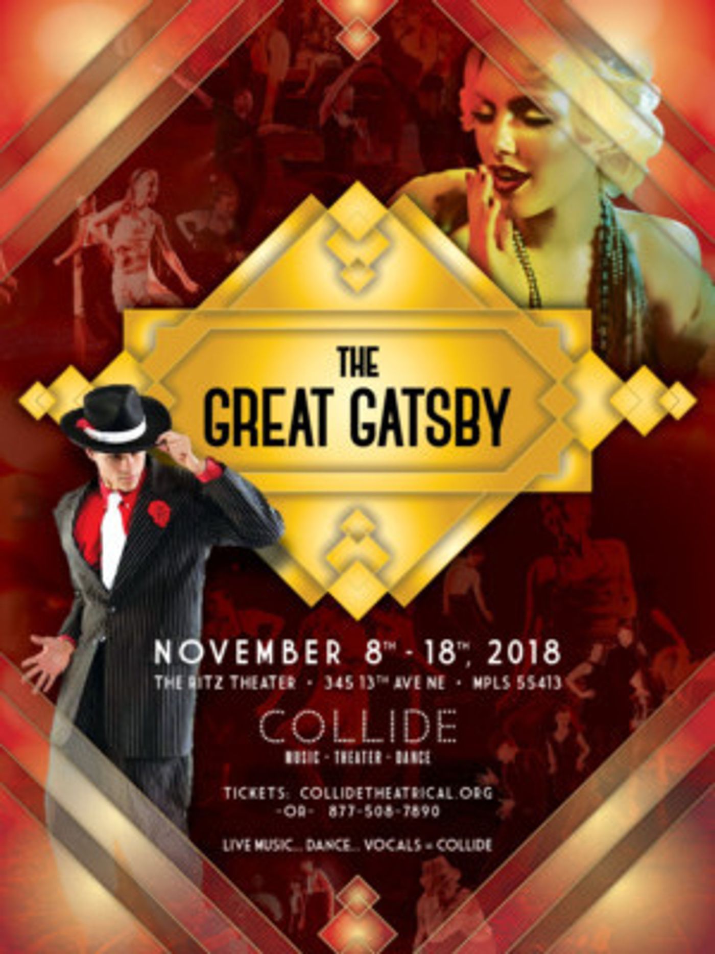 Cast Announced For Collide Theatrical's World Premiere Dance Musical THE GREAT GATSBY  Image