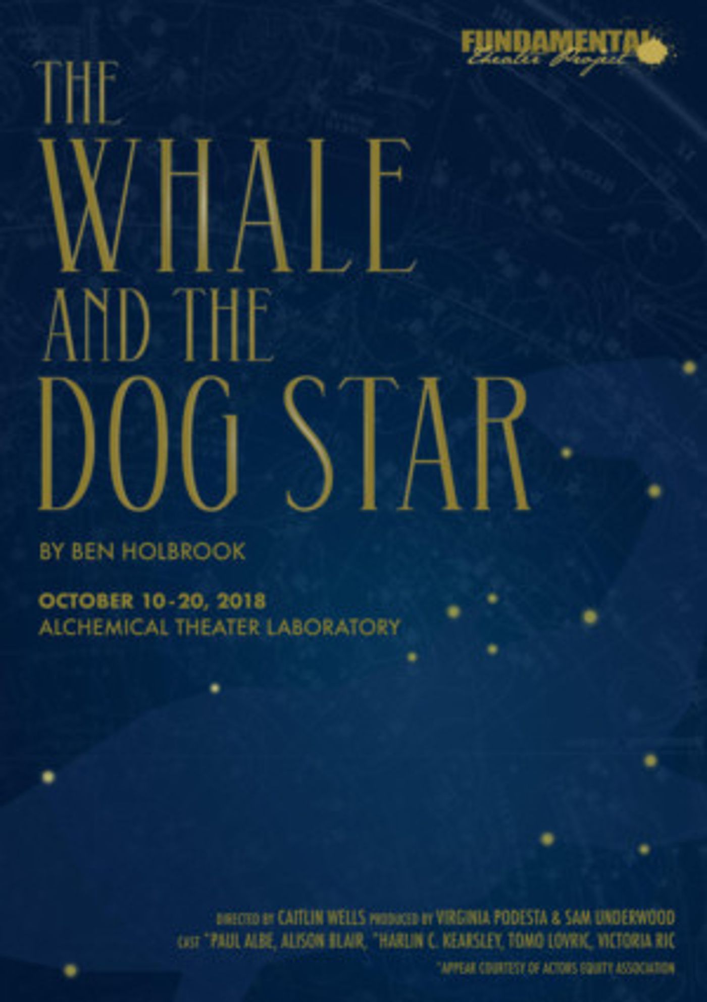 Fundamental Theater Project Announces The World Premiere  Of THE WHALE AND THE DOG STAR  Image