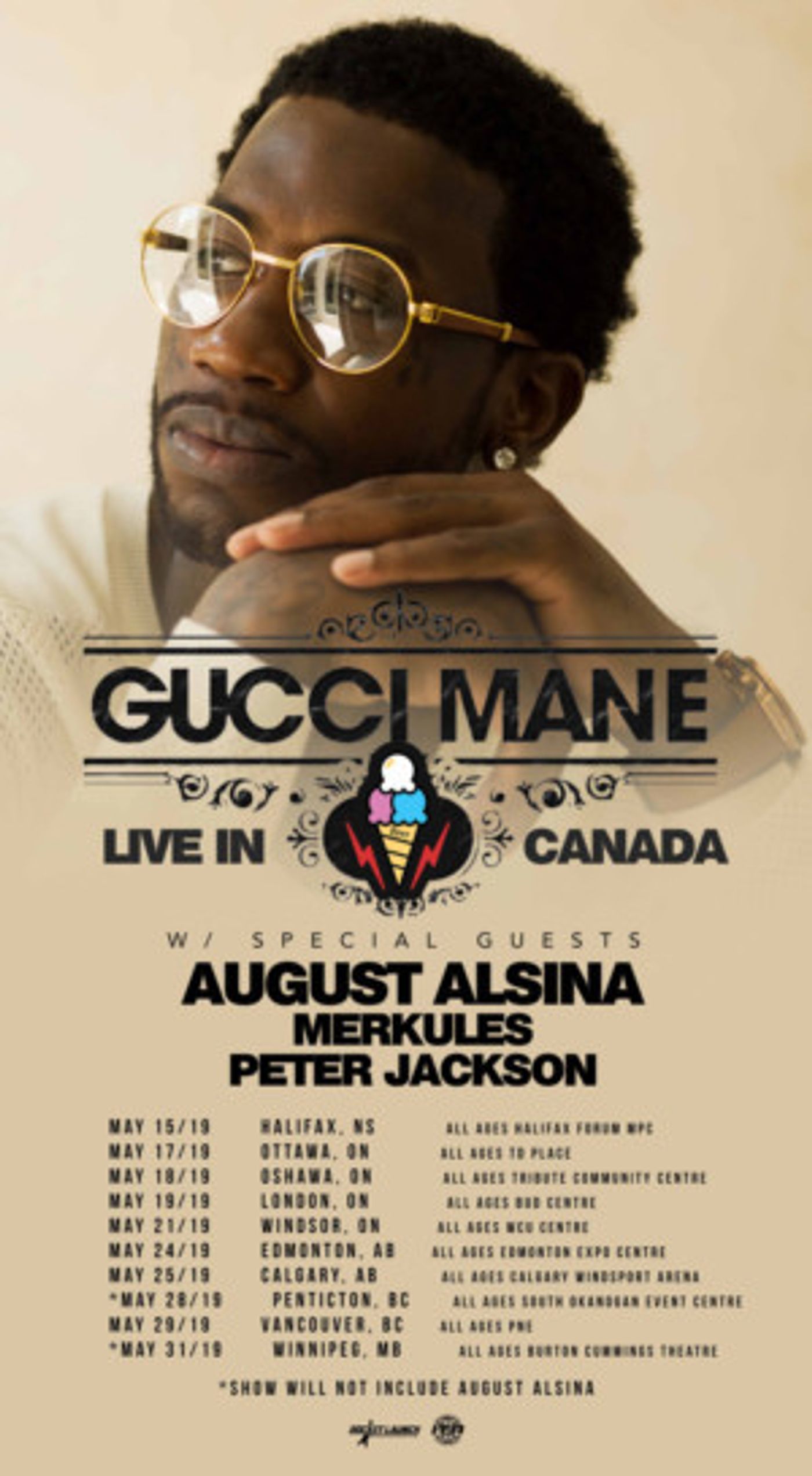 Gucci Mane Announces 'Live In Canada Tour 2019'  Image