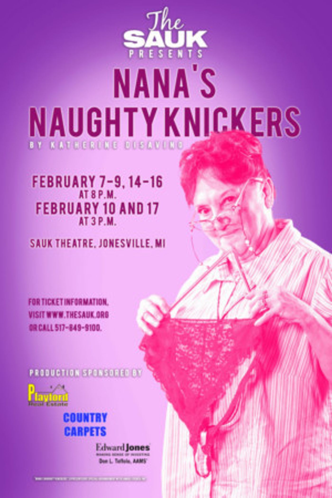 Cast Announced For NANA'S NAUGHTY KNICKERS At The Sauk  Image
