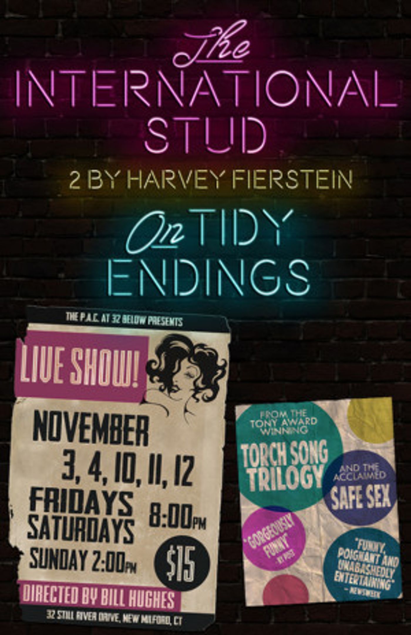 The Performing Arts Center at 32 Below to Present '2 BY FIERSTEIN' This Fall  Image