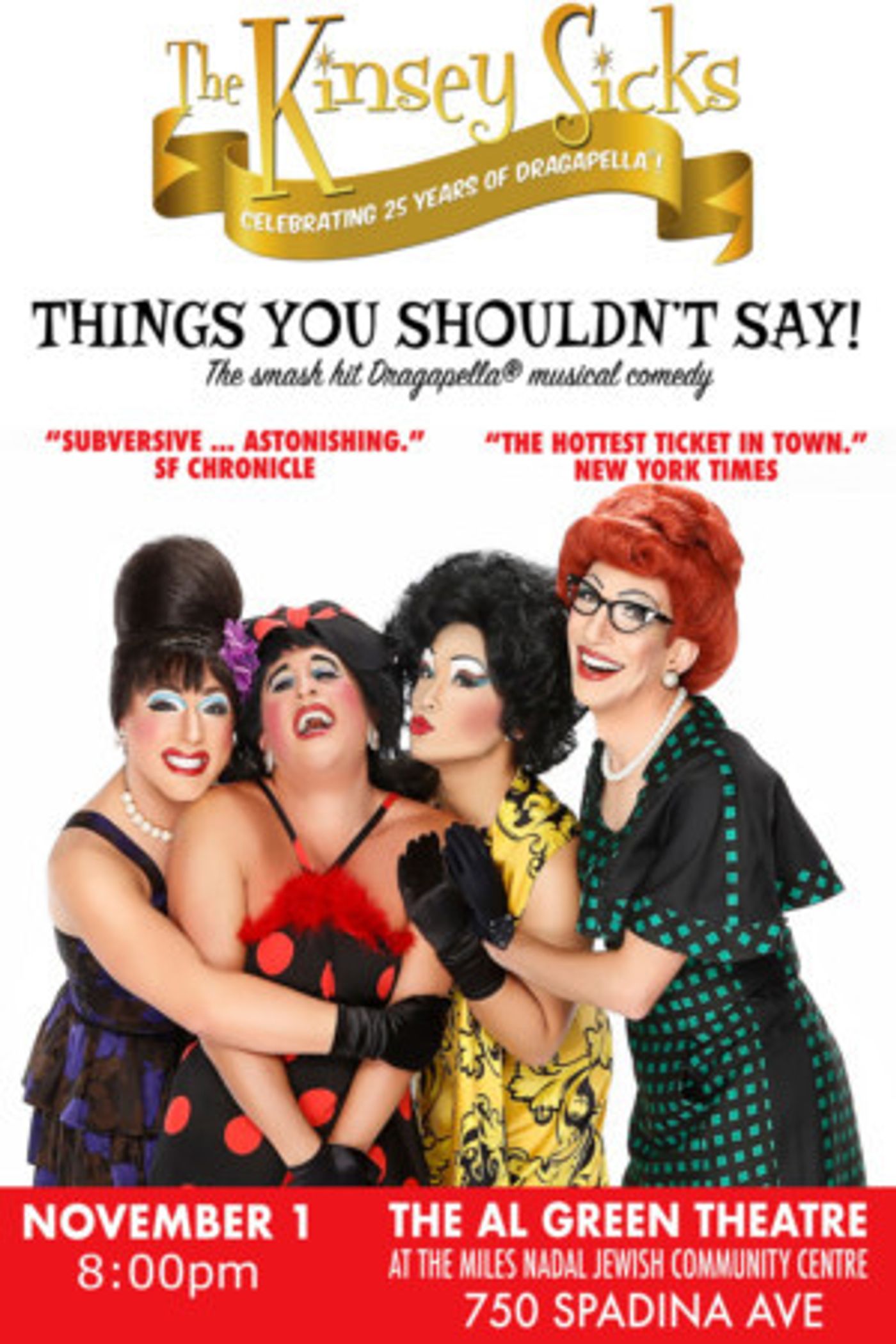The Kinsey Sicks In THINGS YOU SHOULDN'T SAY In Toronto One Night Only Nov 1, 2018  Image