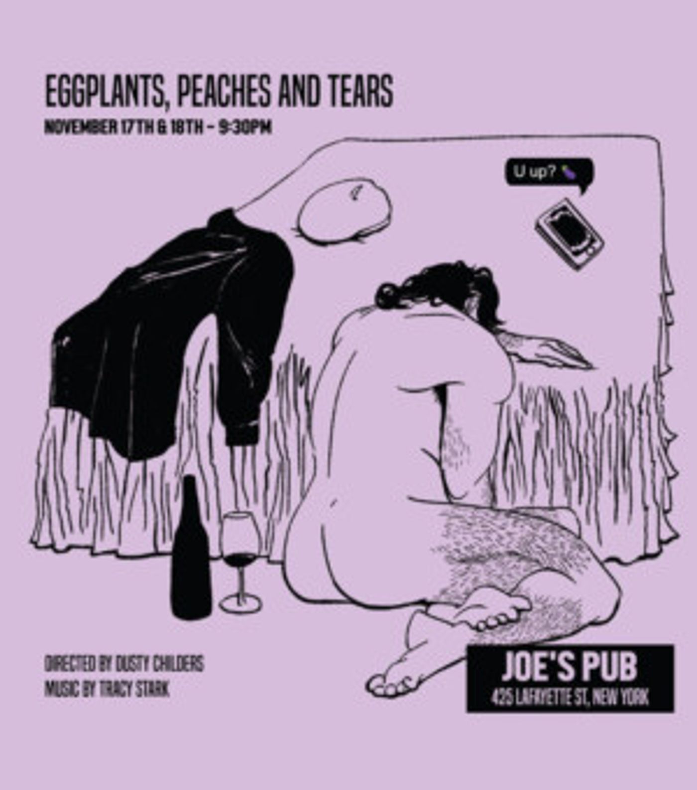 Justin Sayre to Return to Joe's Pub with EGGPLANTS, PEACHES, & TEARS  Image