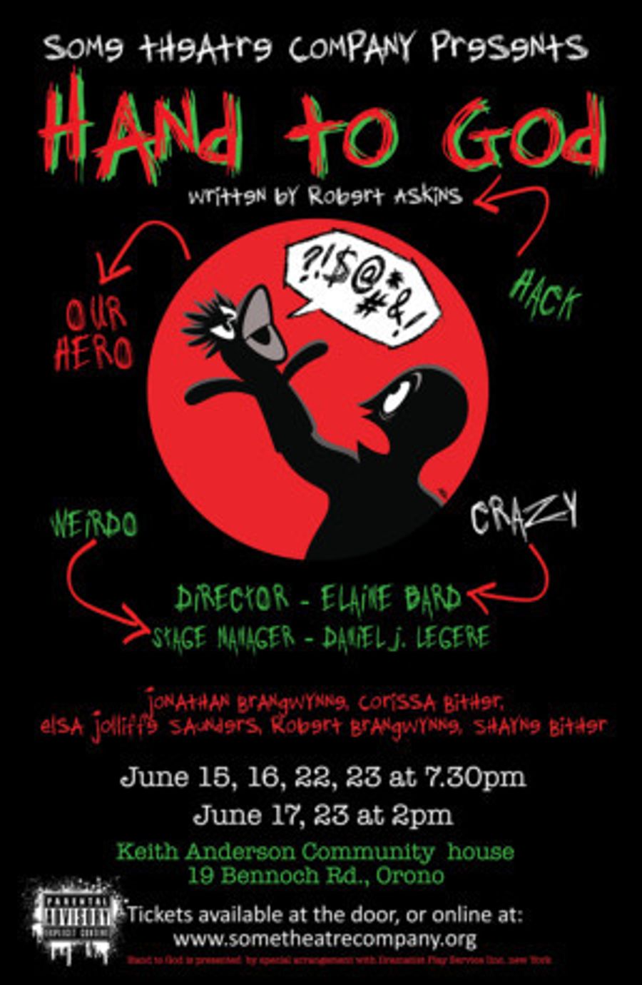 HAND TO GOD Closes Some Theatre Company's Most Successful Season To Date Image