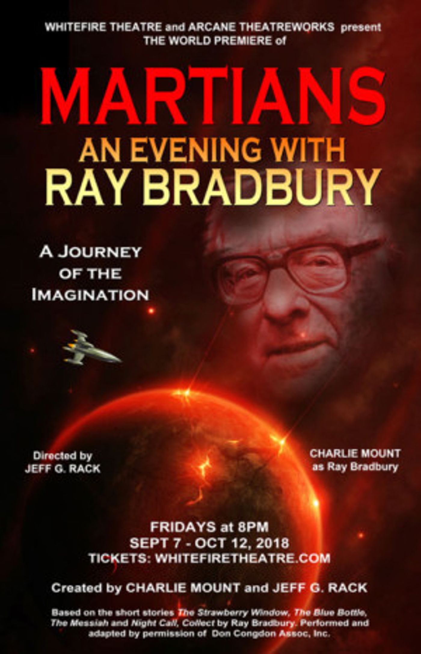 MARTIANS: AN EVENING WITH RAY BRADBURY To Premiere At Whitefire  Image