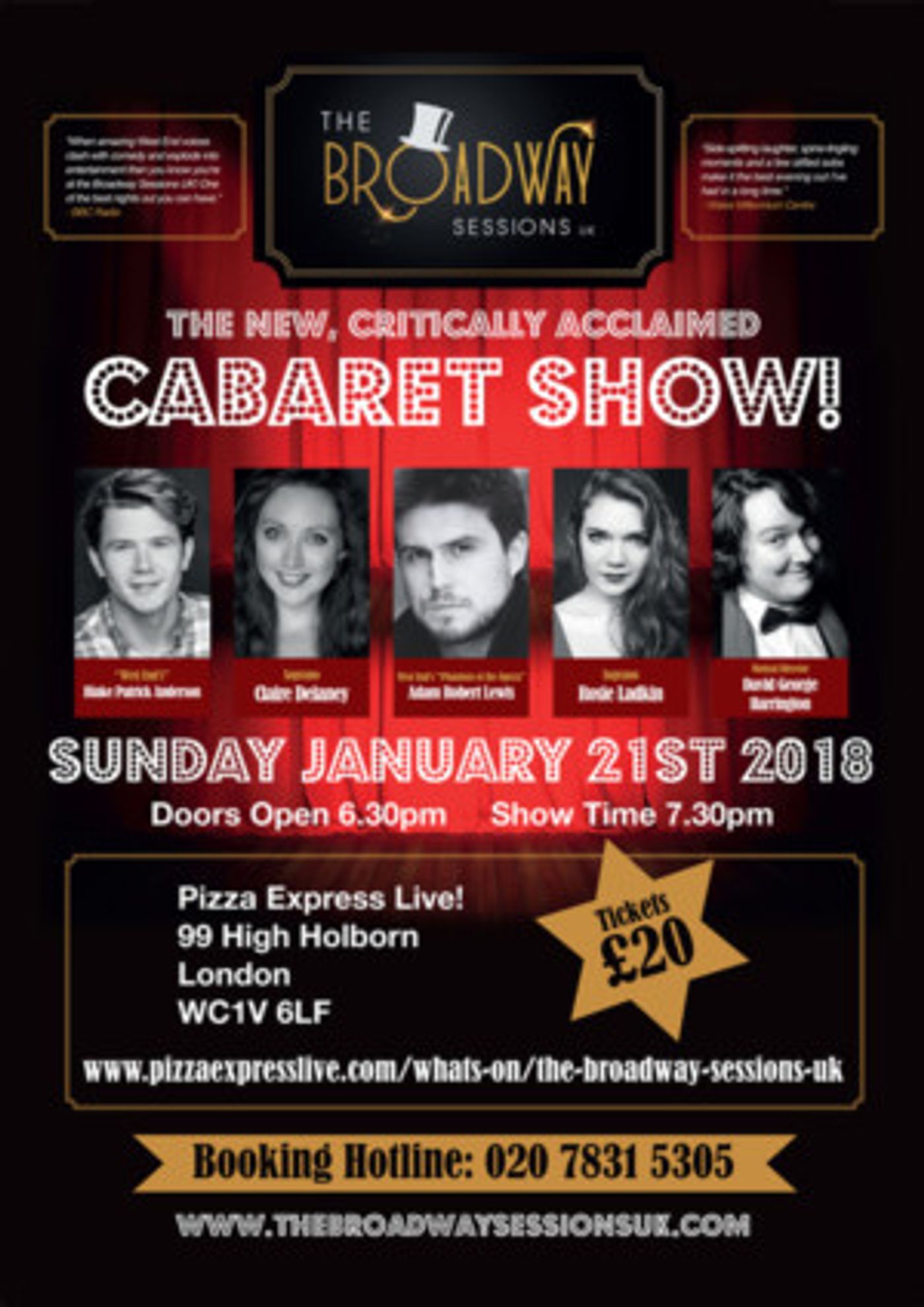 PizzaExpress Live! Presents The Broadway Sessions UK  Image