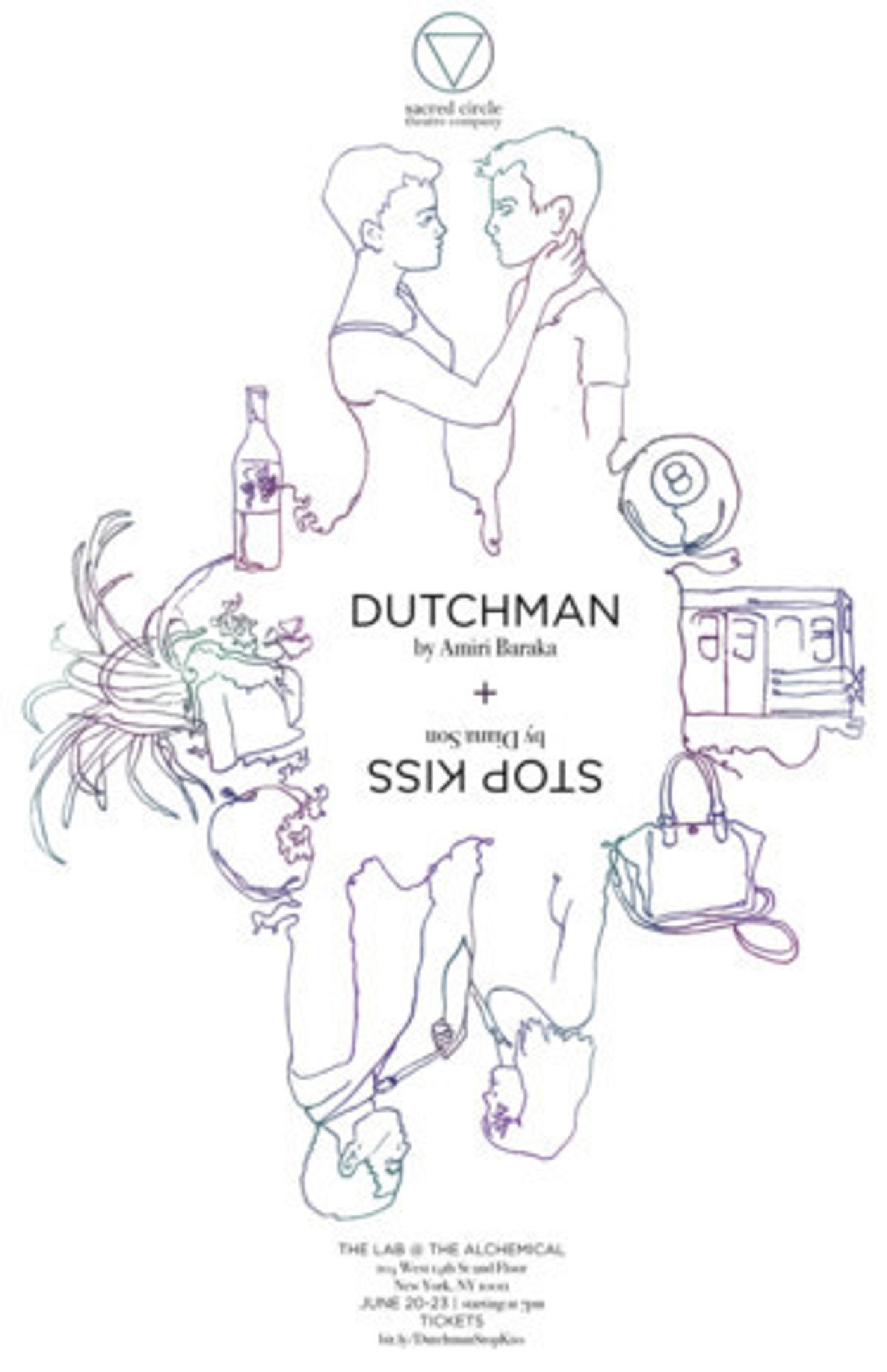 Tickets Now On Sale For DUTCHMAN/STOP KISS Presented By Sacred Circle Theatre Company  Image